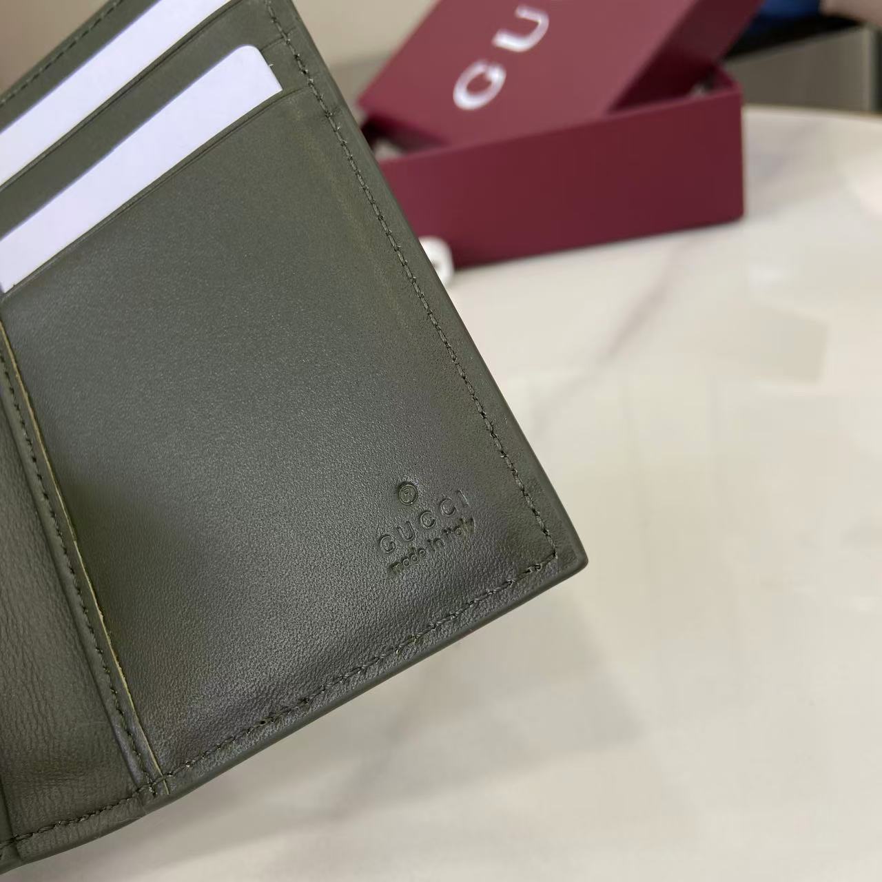 Gucci GG Monogram Long Card Case - DopestKickz