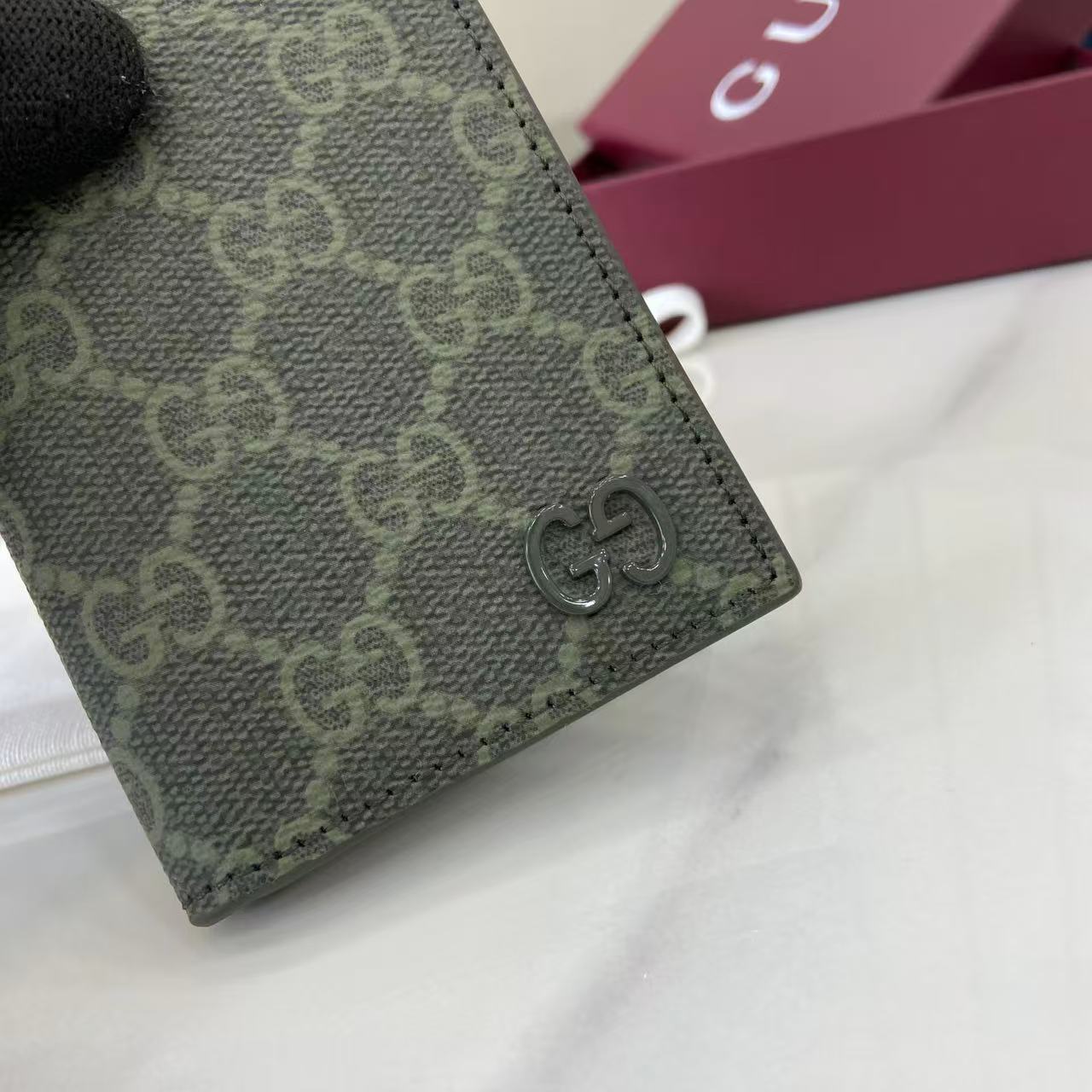 Gucci GG Monogram Long Card Case - DopestKickz