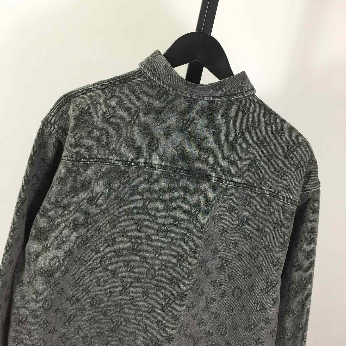 Louis Vuitton Monogram Denim Shirt    - DopestKickz