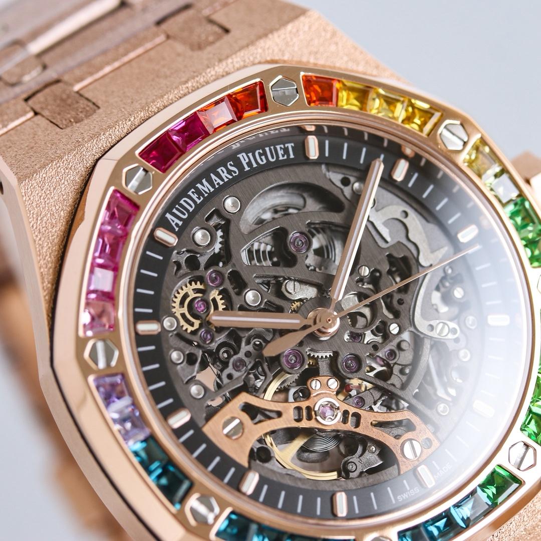 Audemars Piguet Royal Oak 41mm Frosted Rose Gold   41mm - DopestKickz