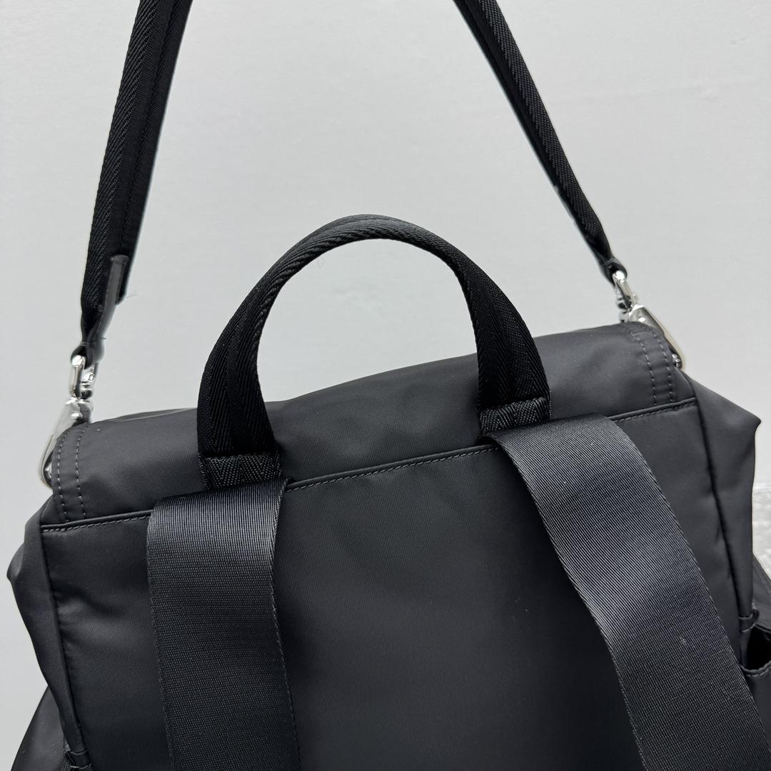 Prada Explore Re-Nylon And Leather Backpack - DopestKickz