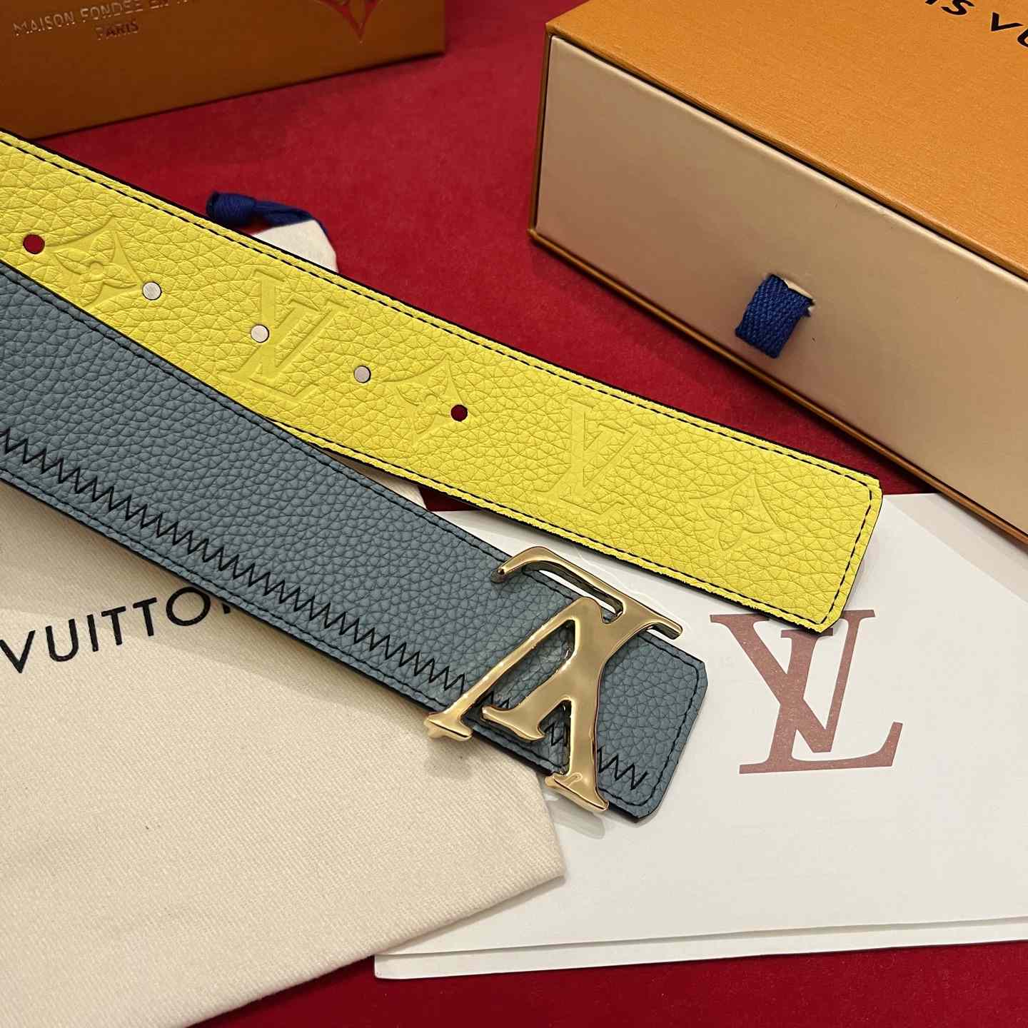 Louis Vuitton 40mm Reversible Belt  - DopestKickz
