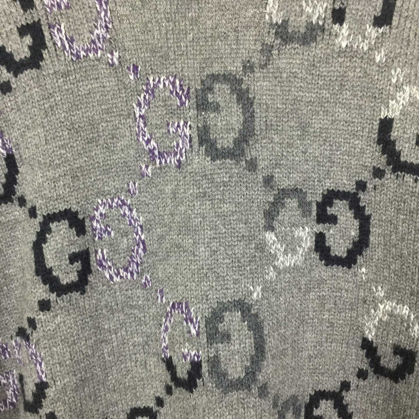 Gucci Wool Cardigan With GG Intarsia - DopestKickz