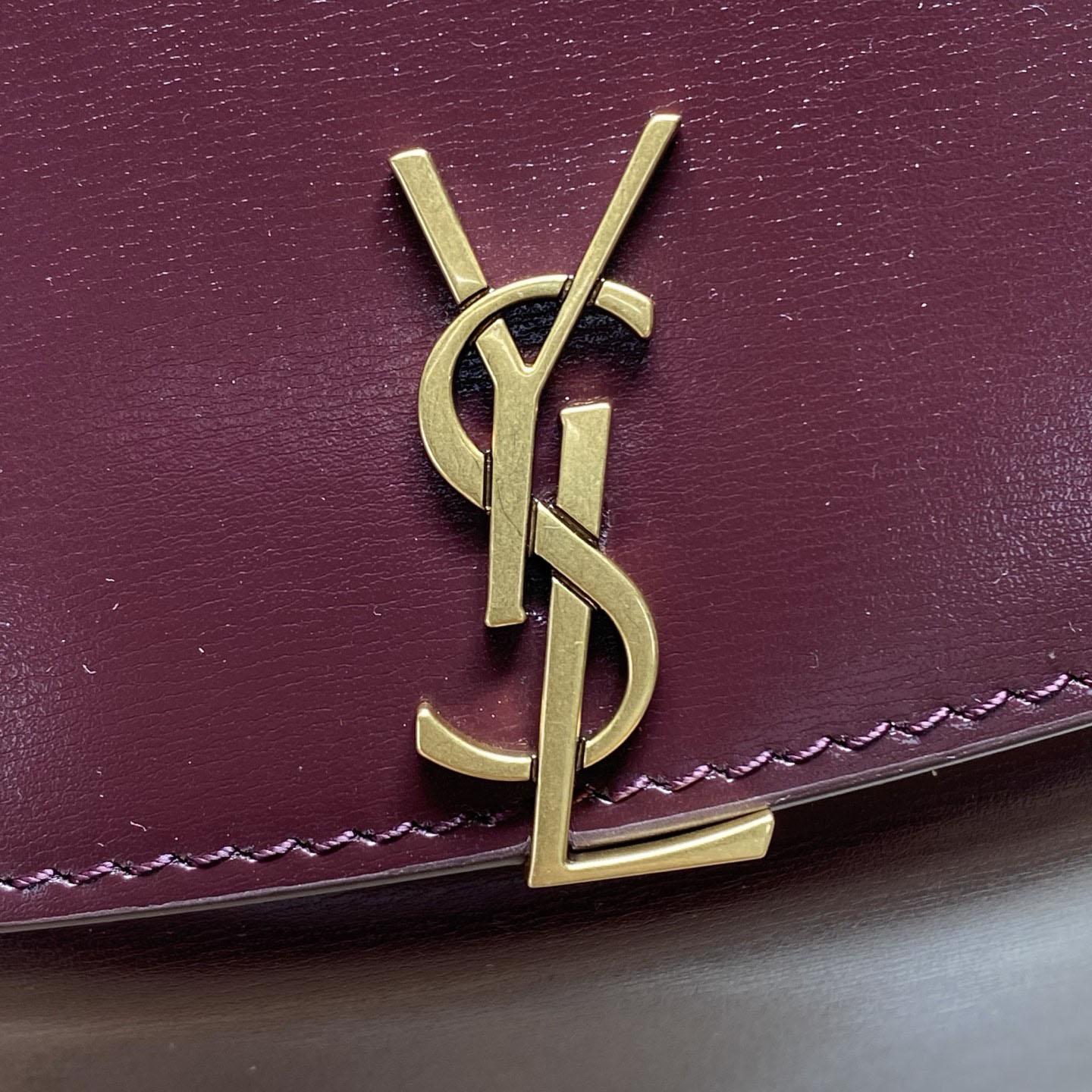 Saint Laurent Mini Voltaire Top Handle Bag In Patent Leather - DopestKickz