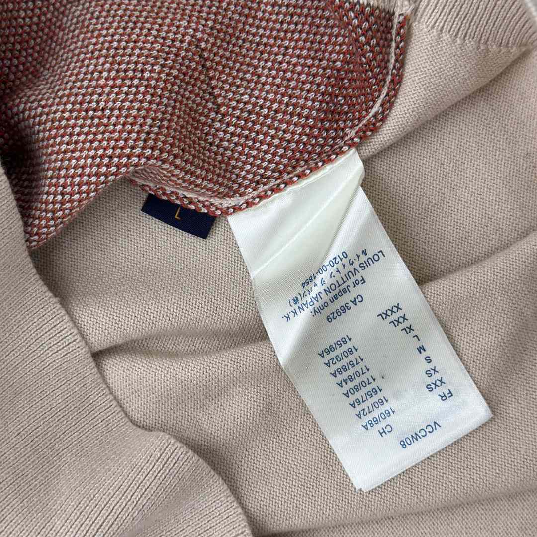 Louis Vuitton Argyle Intarsia Cardigan Vest   1AIMDG - DopestKickz