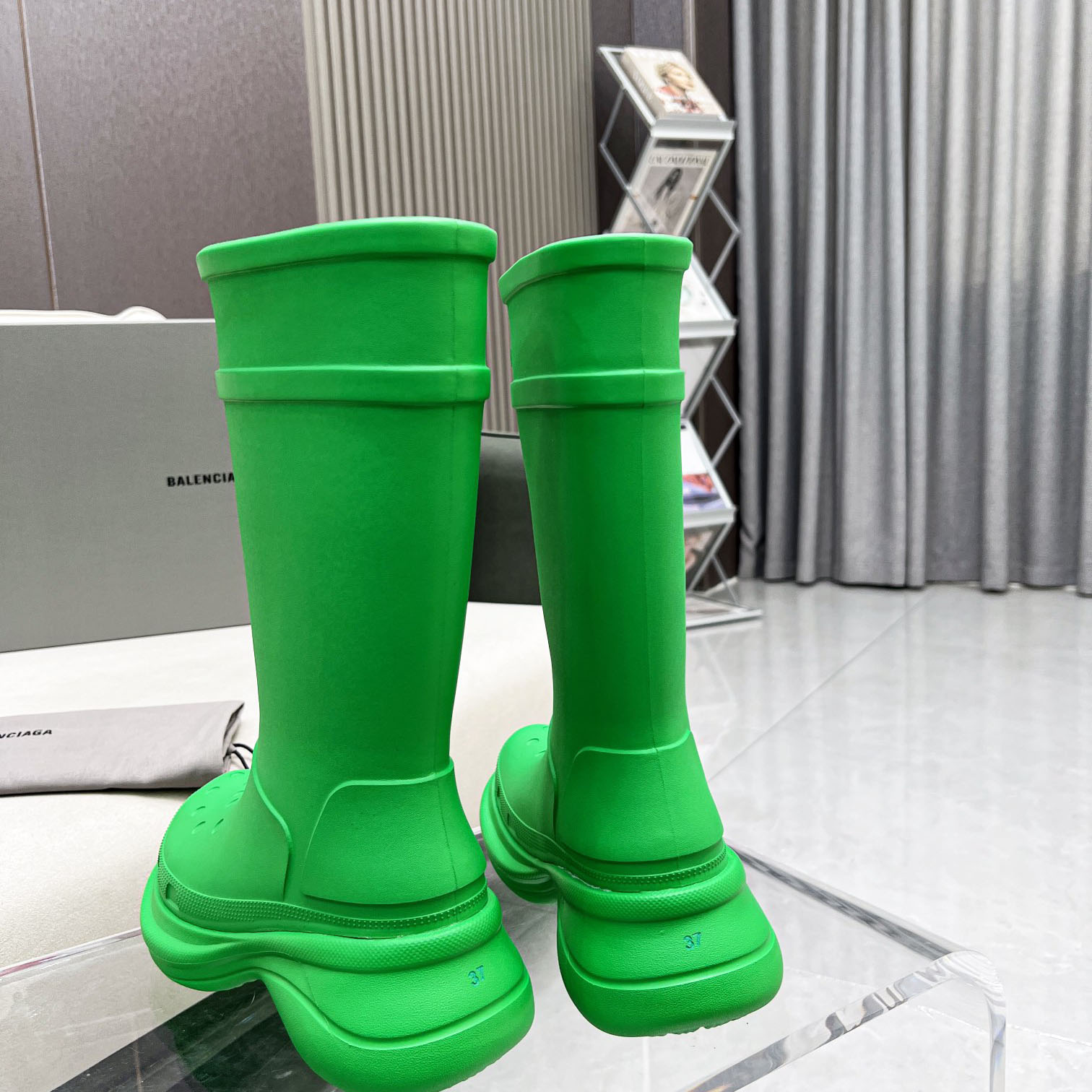 Balenciaga Crocs™ Boot In Rubber - DopestKickz