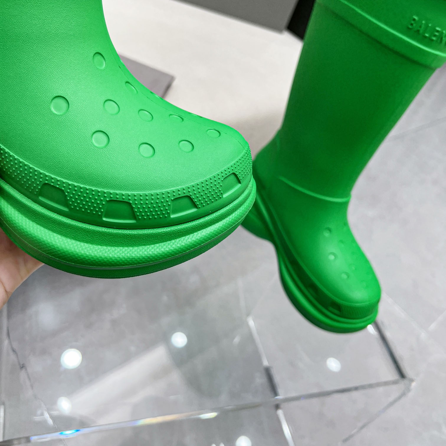 Balenciaga Crocs™ Boot In Rubber - DopestKickz