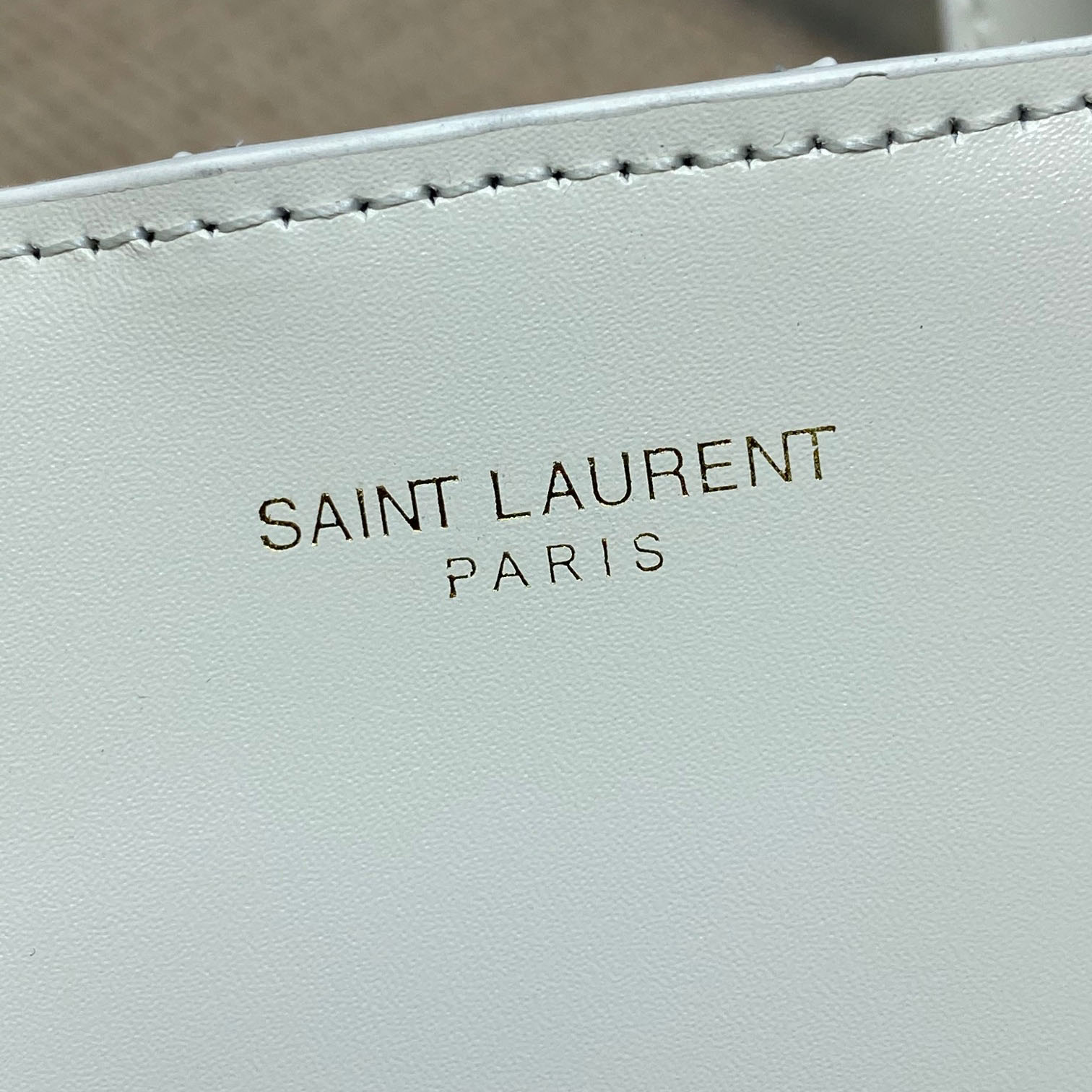 Saint Laurent Mini Toy Shopping Saint Laurent In Box Leather - DopestKickz
