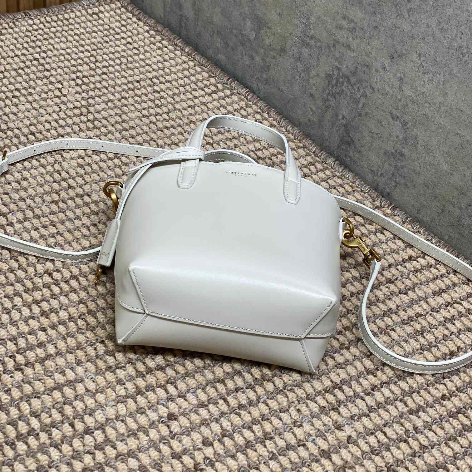 Saint Laurent Mini Toy Shopping Saint Laurent In Box Leather - DopestKickz