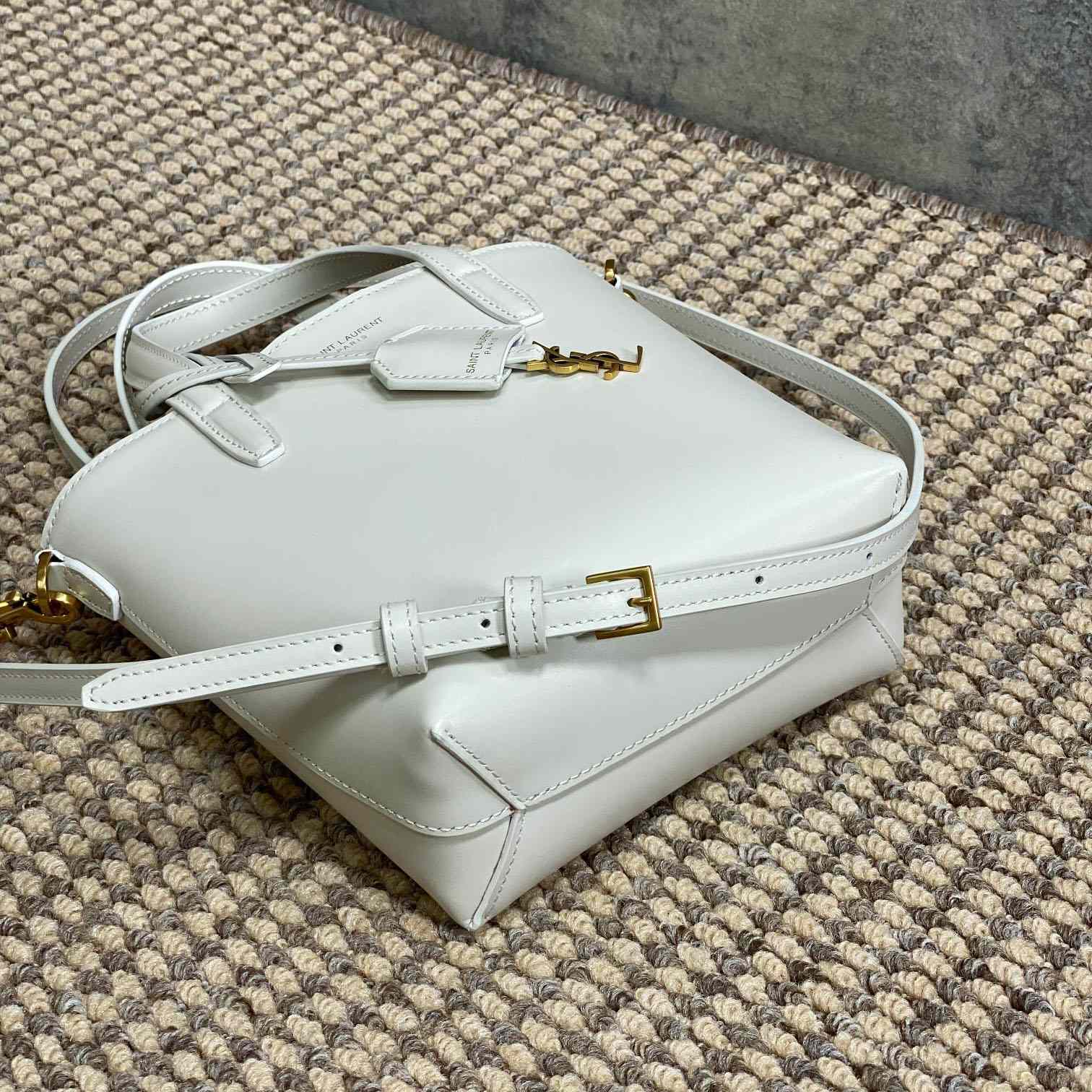 Saint Laurent Mini Toy Shopping Saint Laurent In Box Leather - DopestKickz