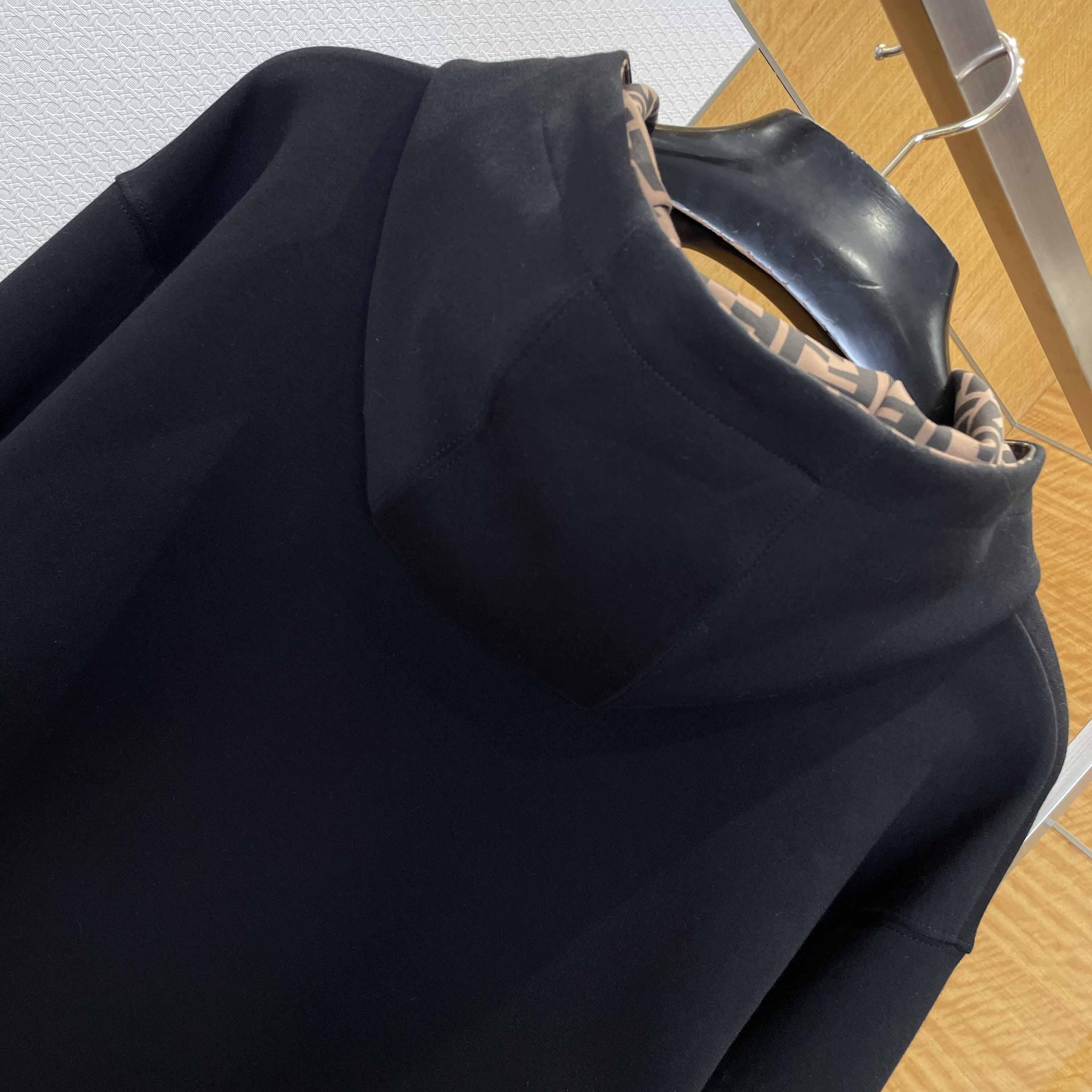 Fendi Black Cotton Sweatshirt - DopestKickz