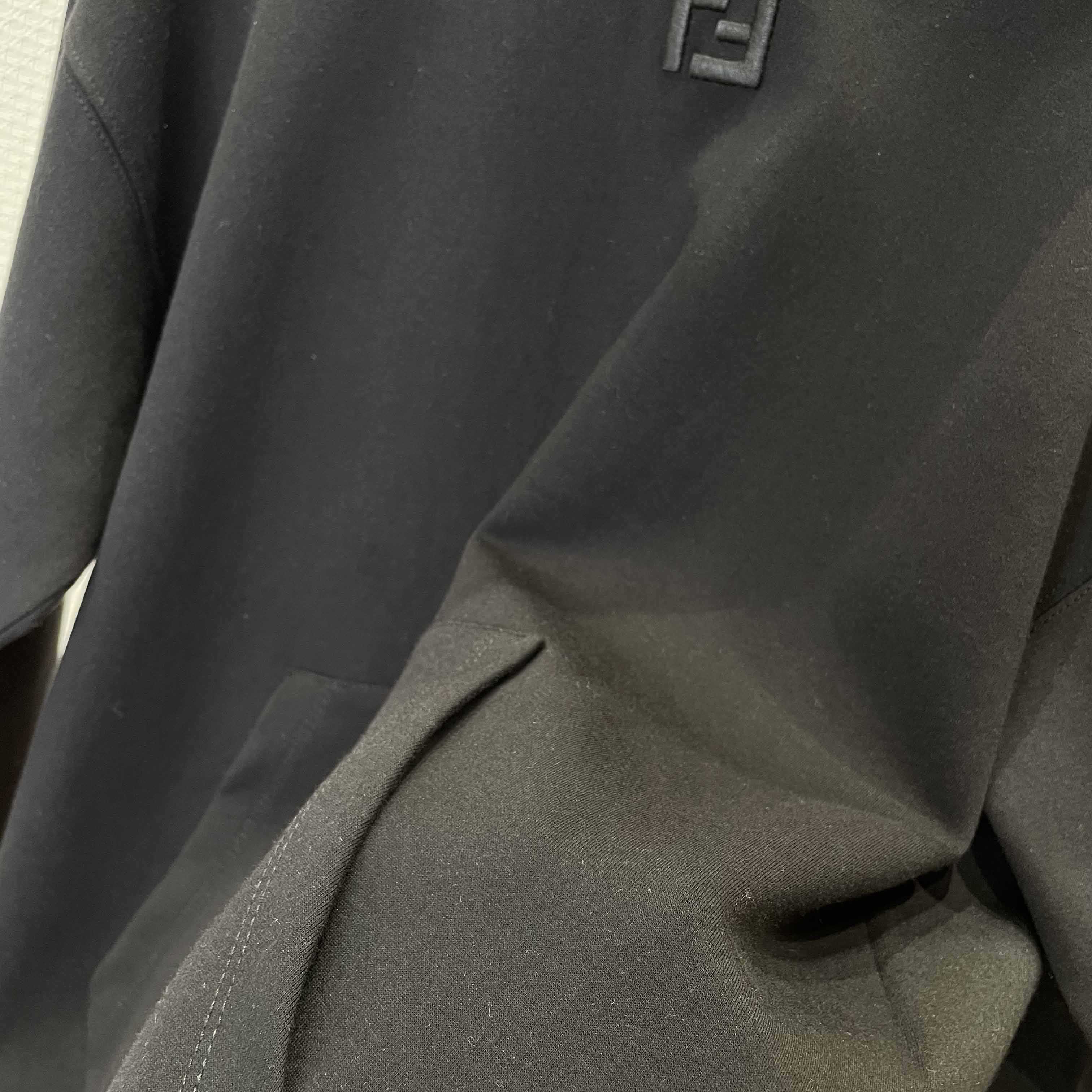 Fendi Black Cotton Sweatshirt - DopestKickz