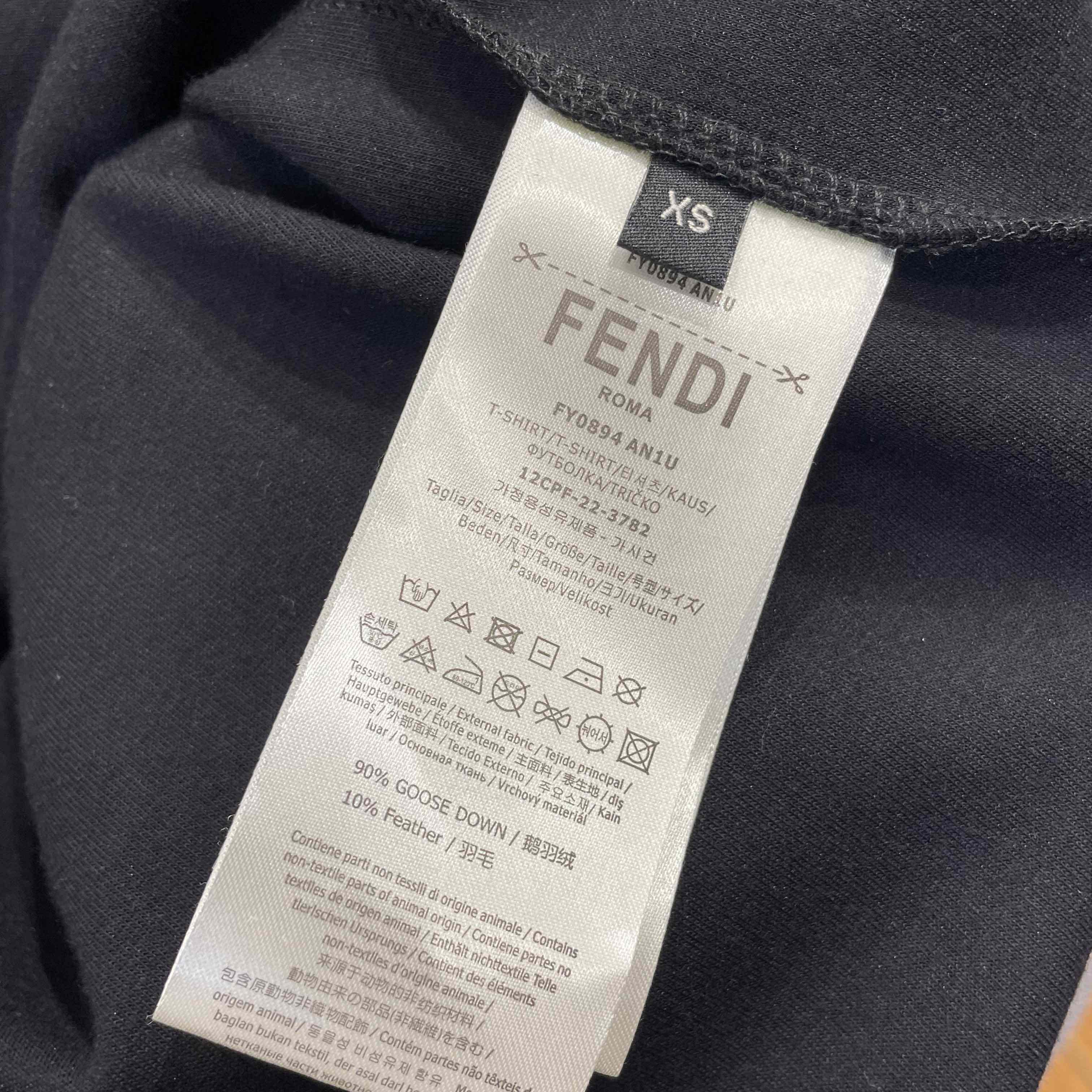 Fendi Black Cotton Sweatshirt - DopestKickz