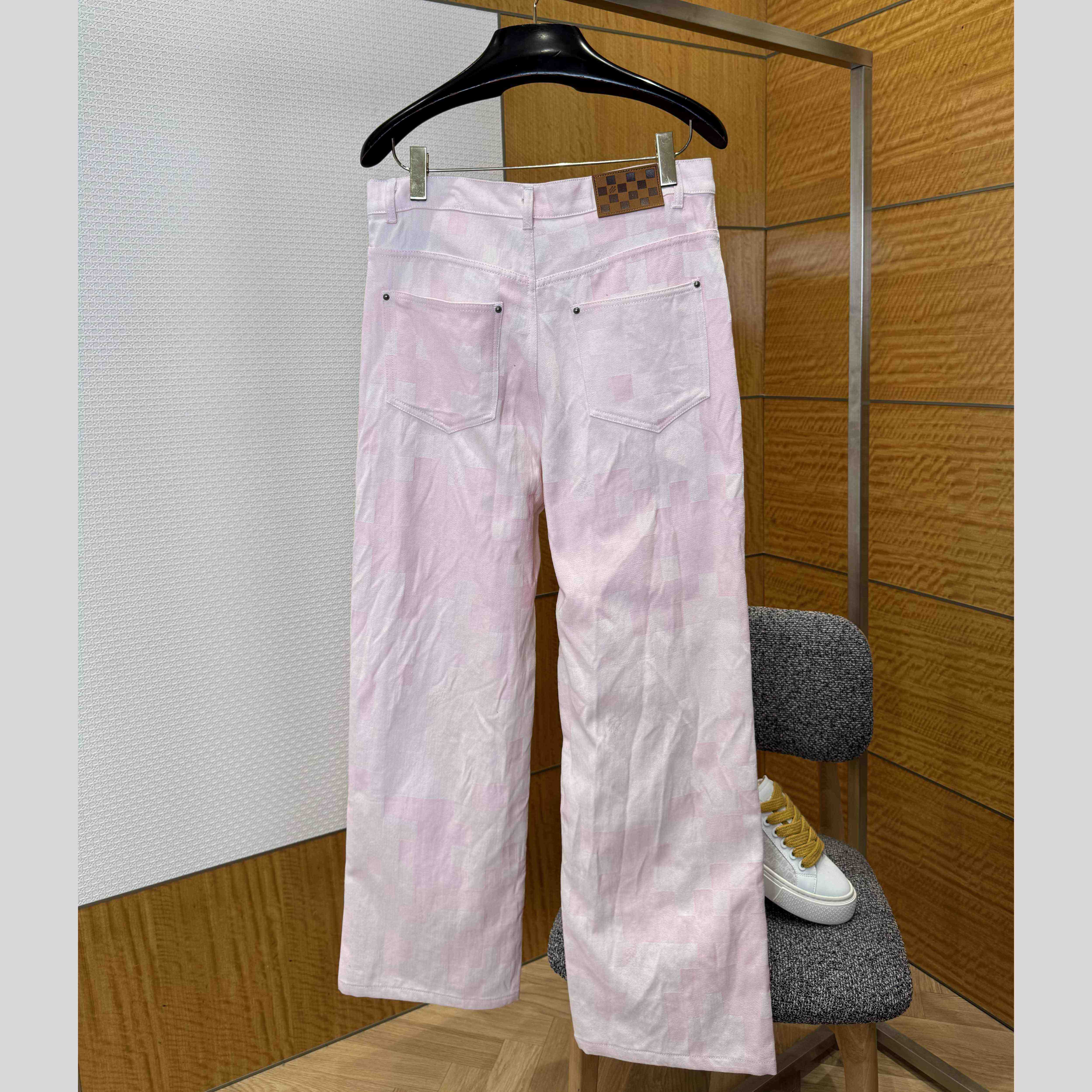 Louis Vuitton Damoflage Denim Skate Pants   1AILVF - DopestKickz