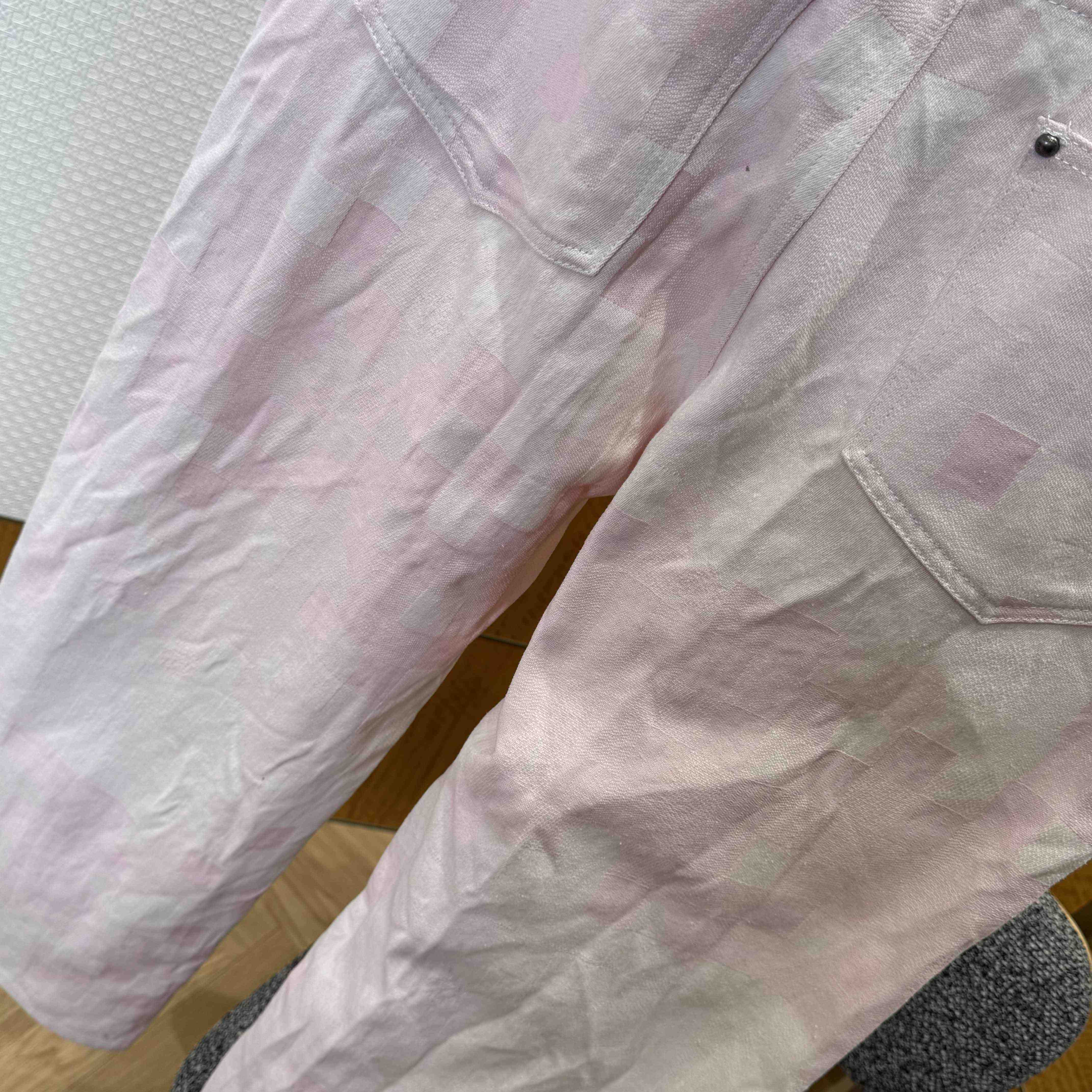 Louis Vuitton Damoflage Denim Skate Pants   1AILVF - DopestKickz