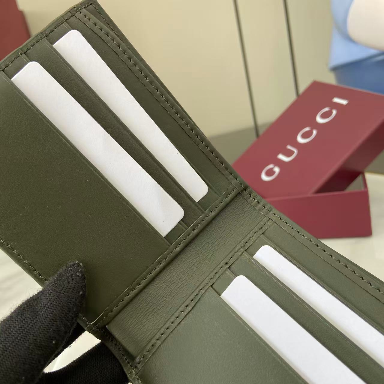 Gucci GG Monogram Bi-fold Wallet - DopestKickz