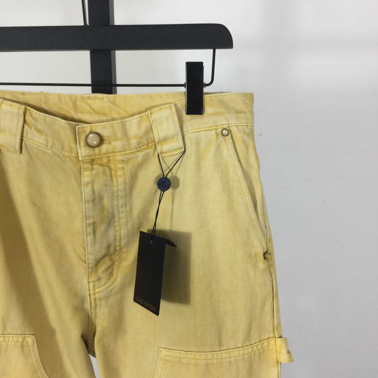 Louis Vuitton Garment-Dyed Denim Carpenter Pants   1AHVCG - DopestKickz