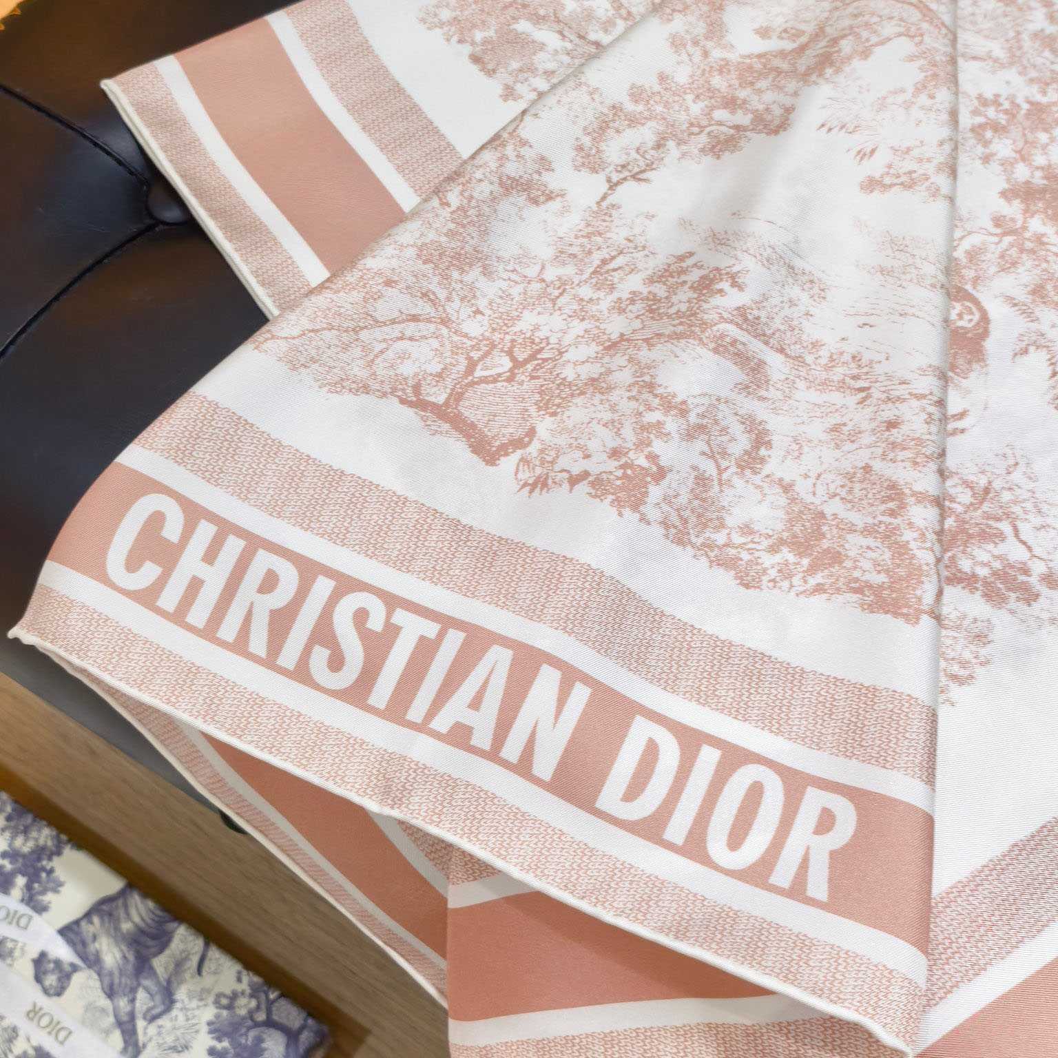 Dior Toile de Jouy Sauvage 90 Square Scarf  - DopestKickz