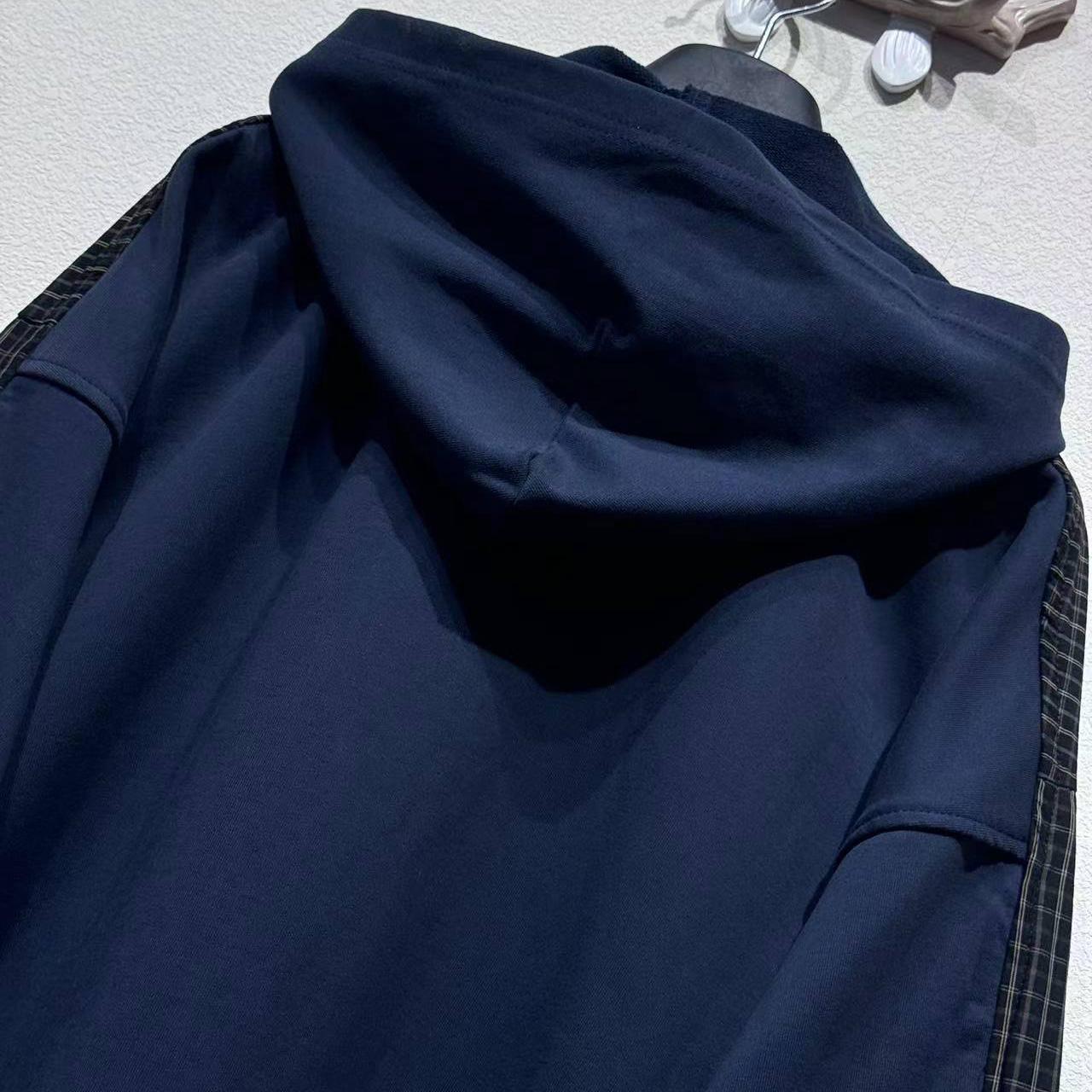 Balenciaga Cut Up Hooded Shirt - DopestKickz