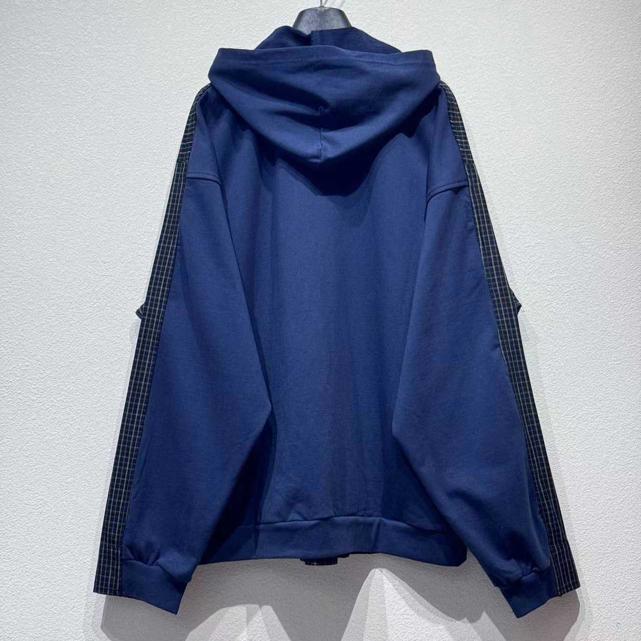 Balenciaga Cut Up Hooded Shirt - DopestKickz
