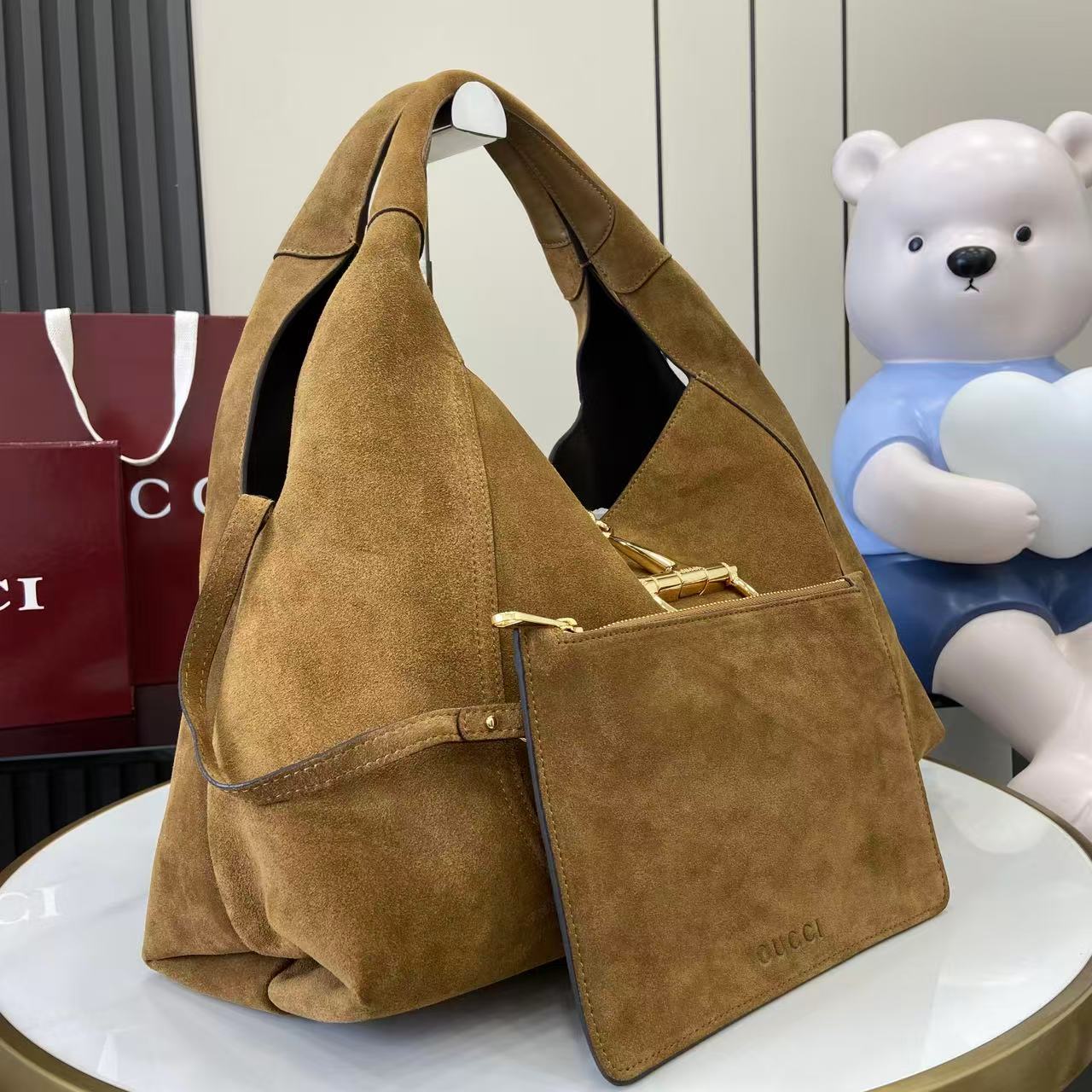 Gucci Softbit Maxi Shoulder Bag - DopestKickz