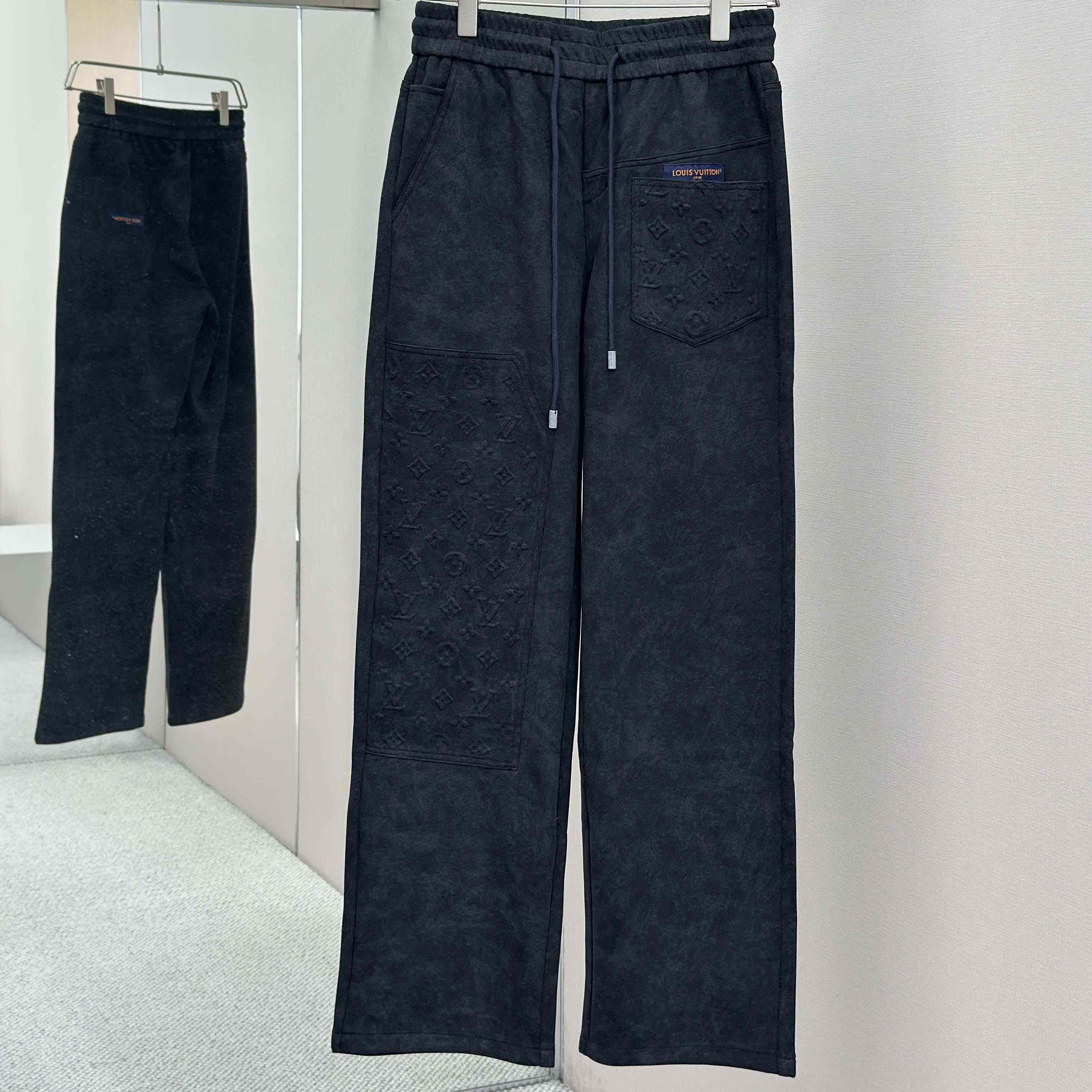 Louis Vuitton Monogram Cotton Pants - DopestKickz