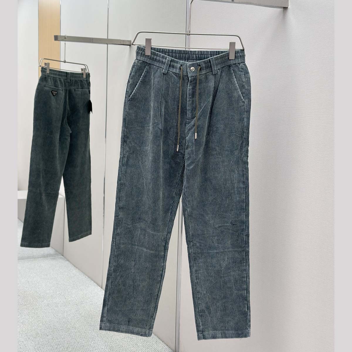 Prada Stretch Cotton Shirt And Pants - DopestKickz