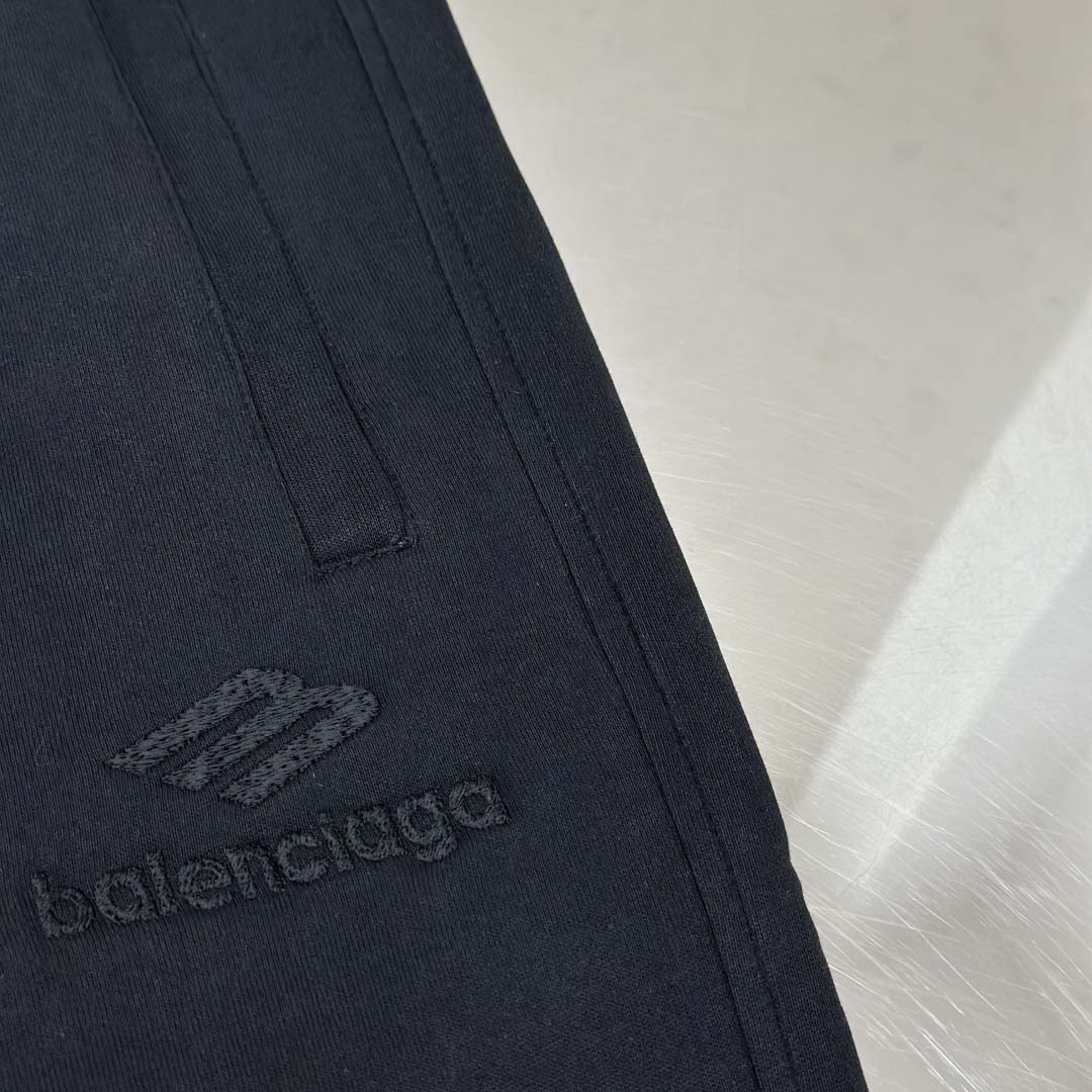Balenciaga Black Cotton Pants - DopestKickz