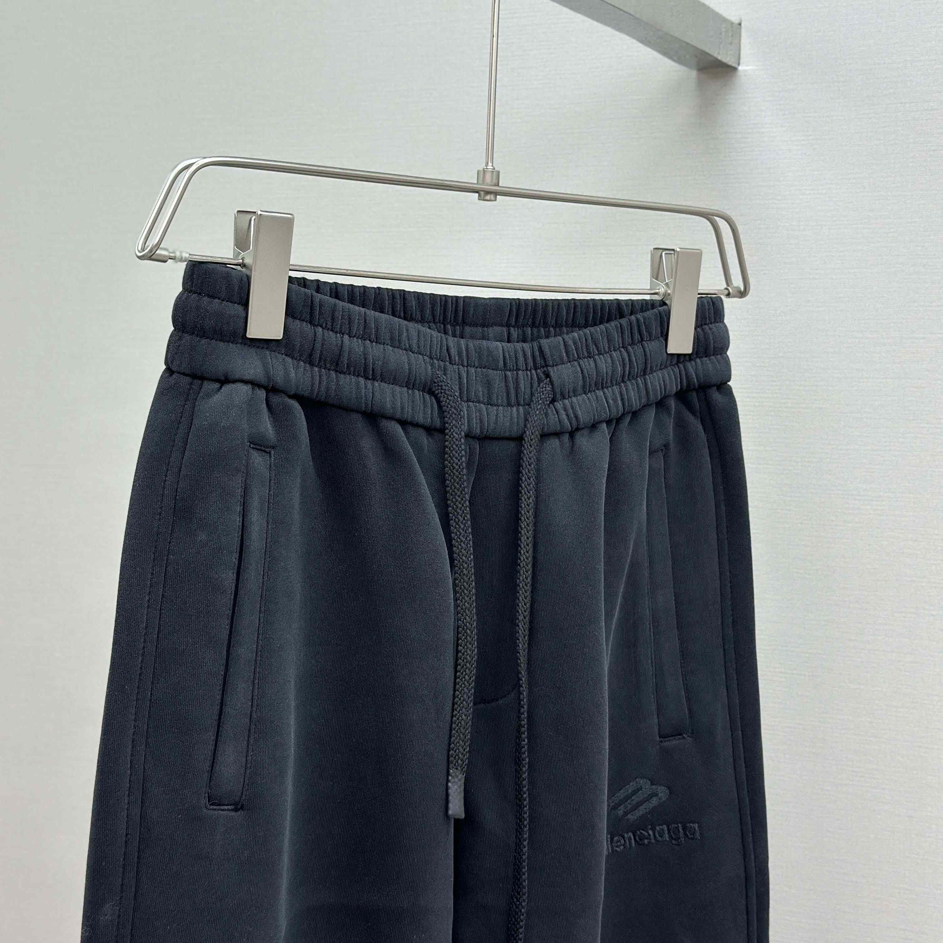 Balenciaga Black Cotton Pants - DopestKickz