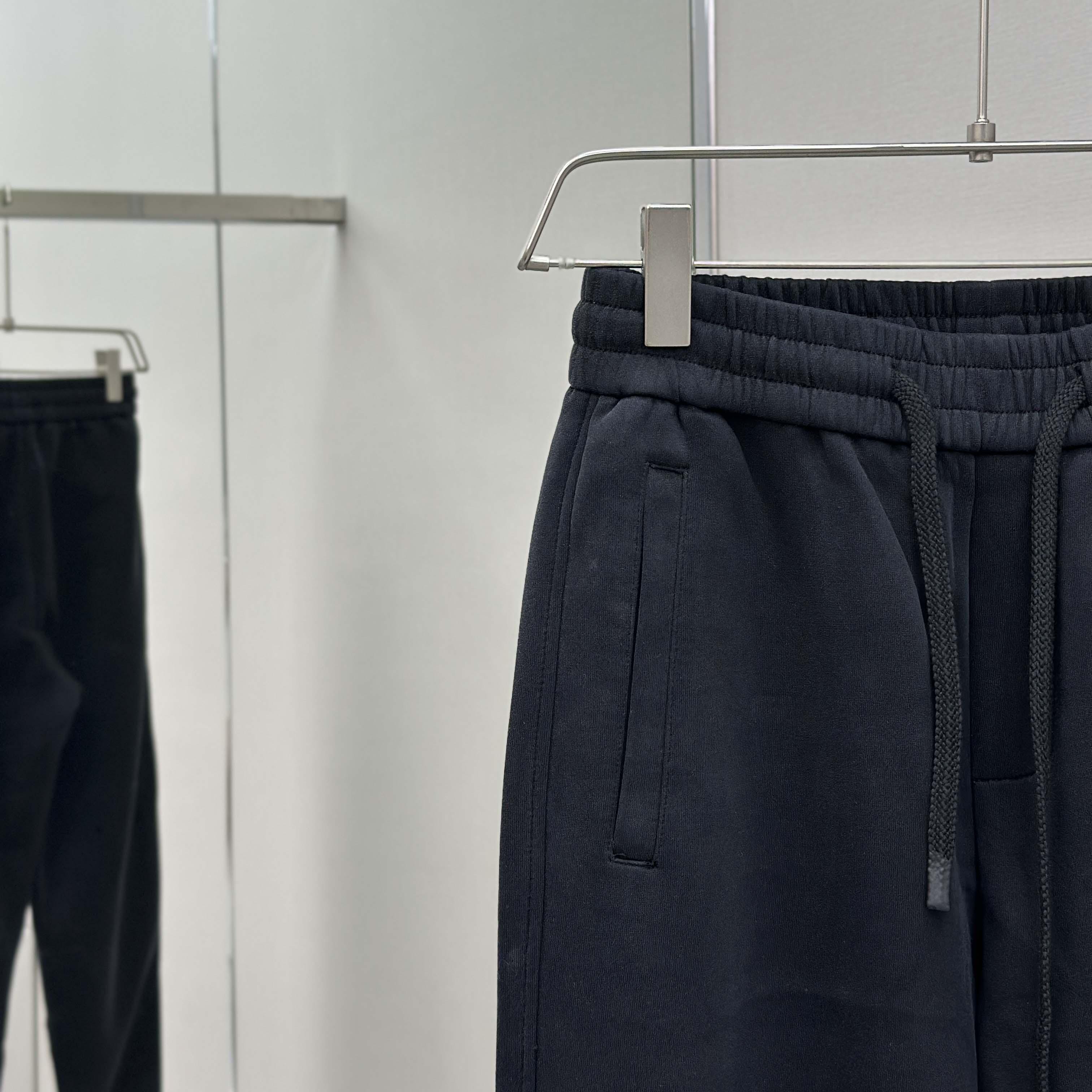 Balenciaga Black Cotton Pants - DopestKickz