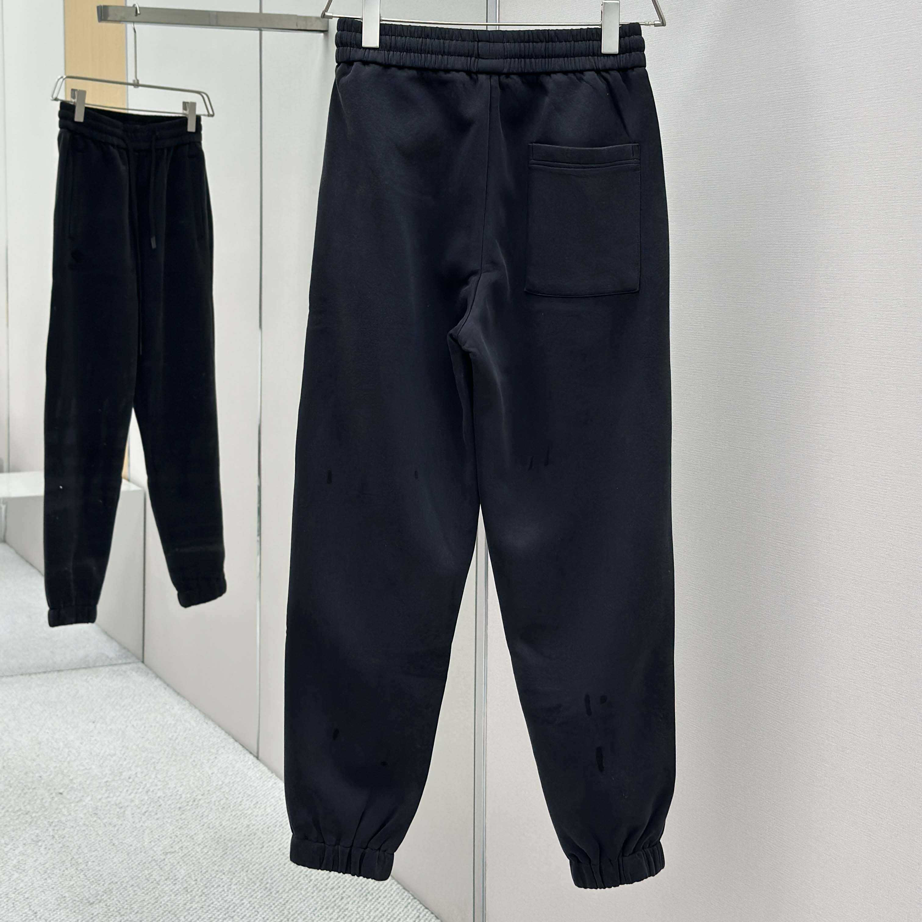 Balenciaga Black Cotton Pants - DopestKickz