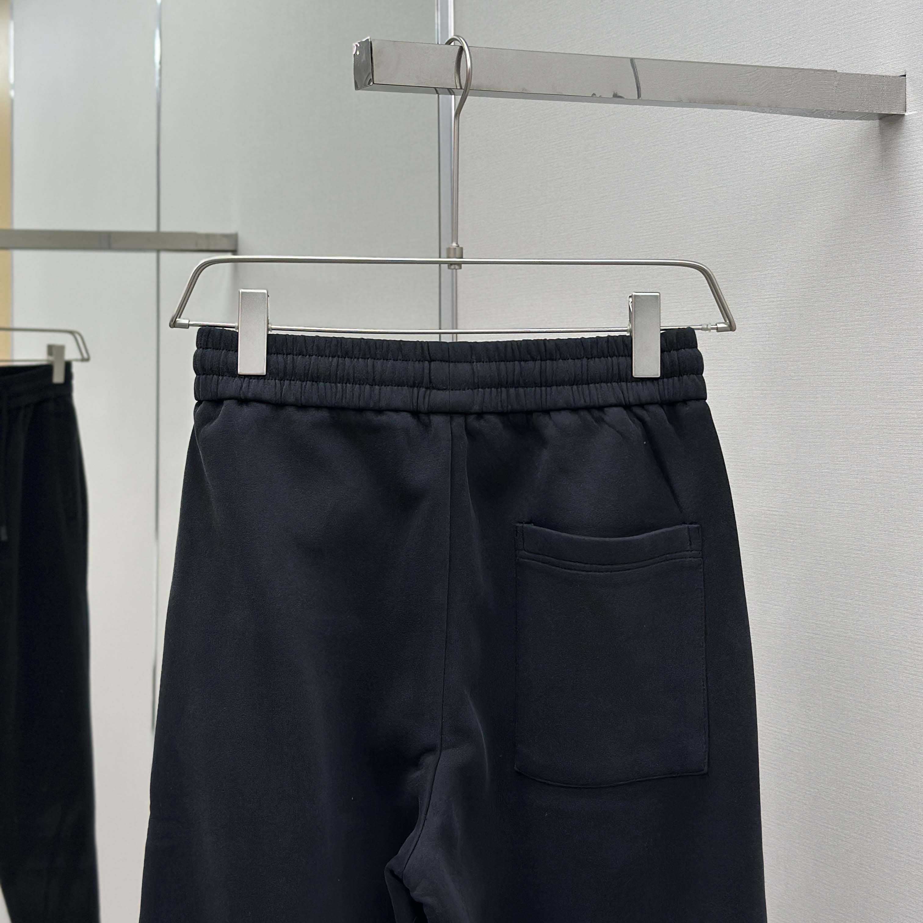 Balenciaga Black Cotton Pants - DopestKickz