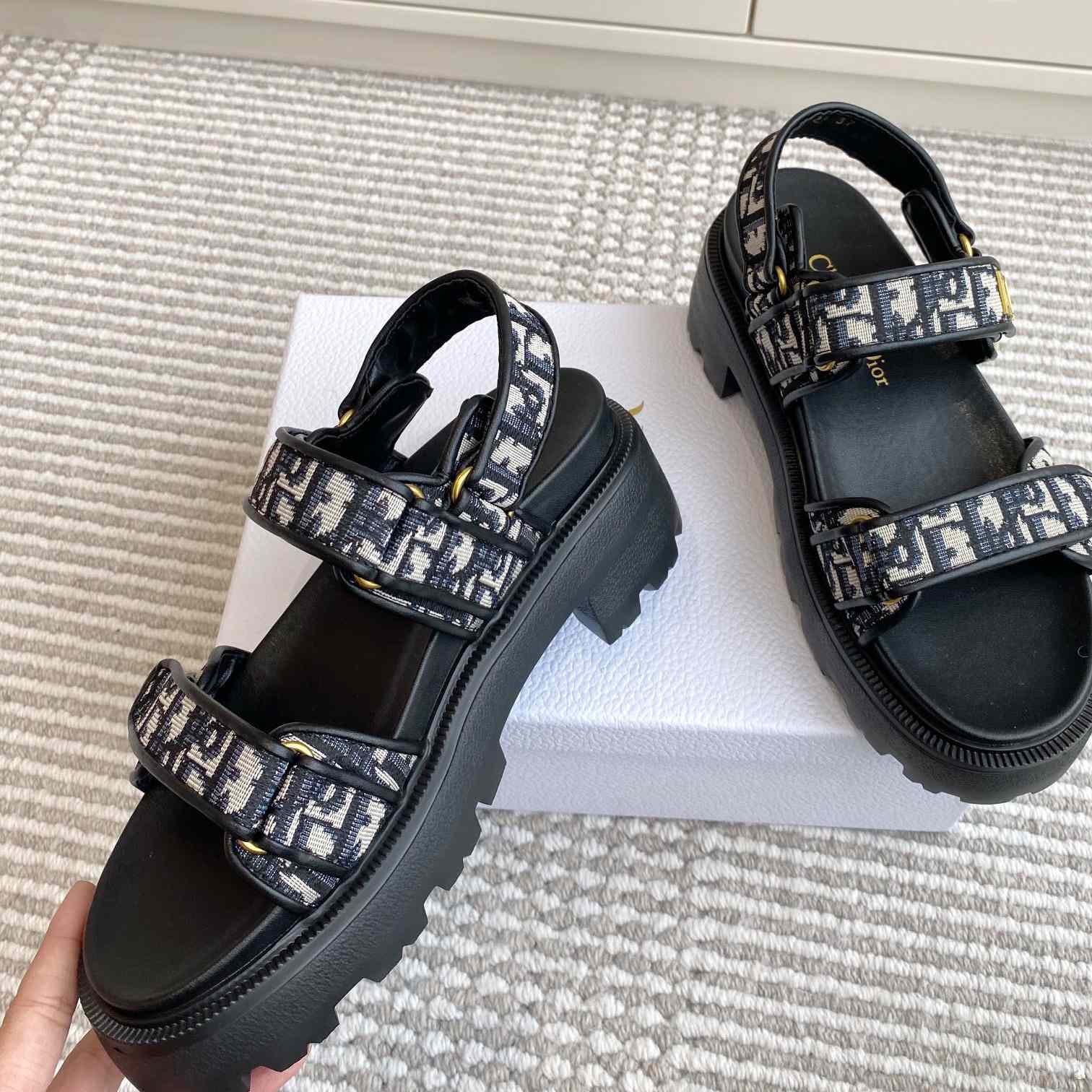 Dior Dioract Platform Sandal   - DopestKickz