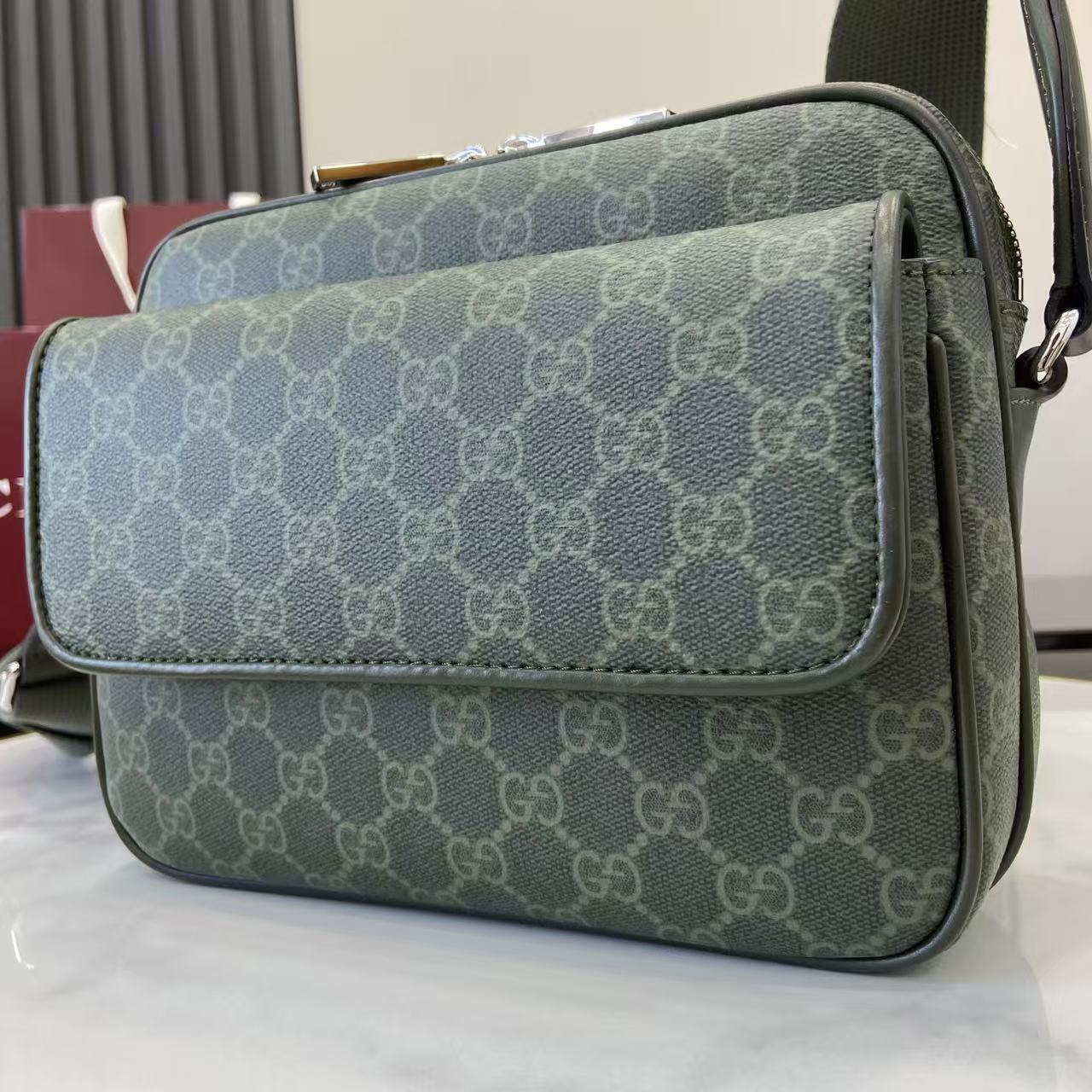 Gucci GG Monogram Small Crossbody Bag - DopestKickz