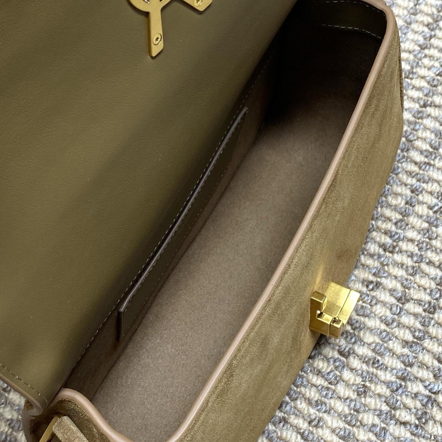 Saint Laurent Solferino Medium In Suede - DopestKickz