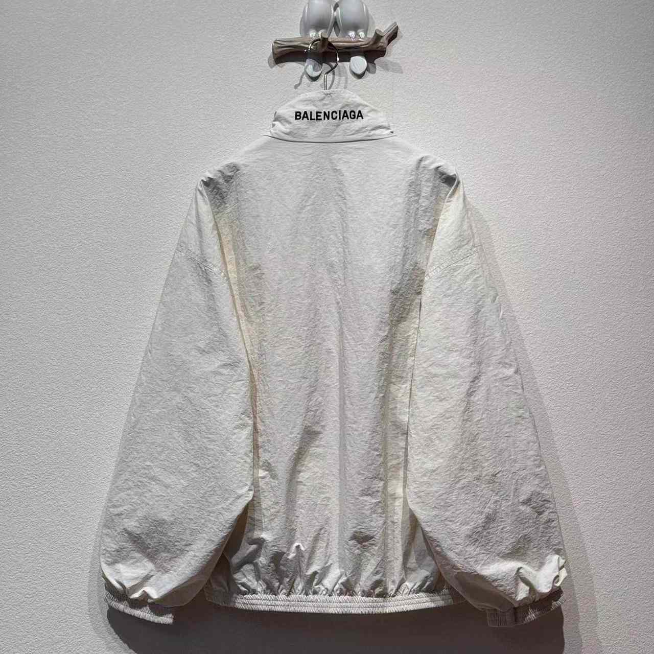 Balenciaga I PUMA Tracksuit Jacket In Cream Technical Fabric - DopestKickz