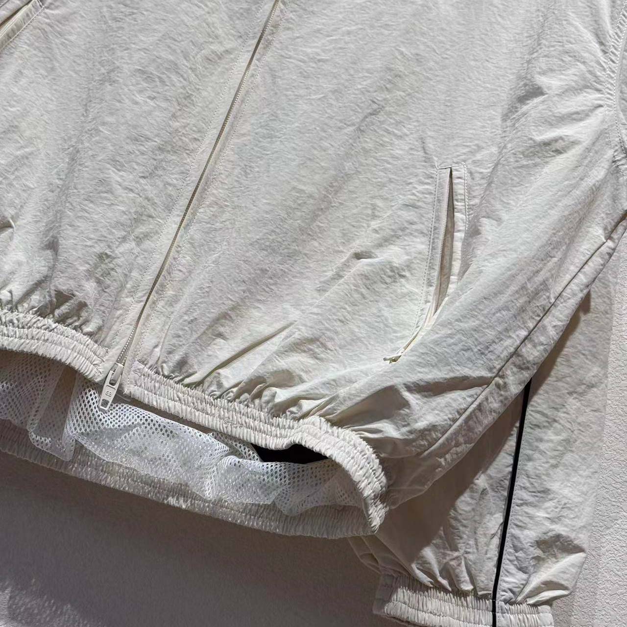 Balenciaga I PUMA Tracksuit Jacket In Cream Technical Fabric - DopestKickz