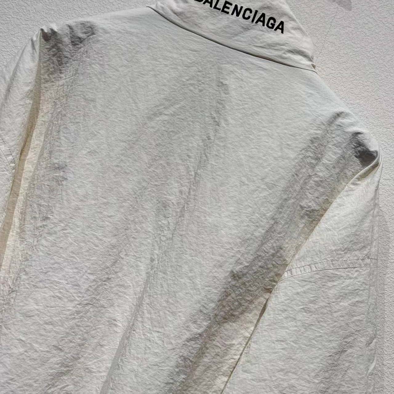 Balenciaga I PUMA Tracksuit Jacket In Cream Technical Fabric - DopestKickz