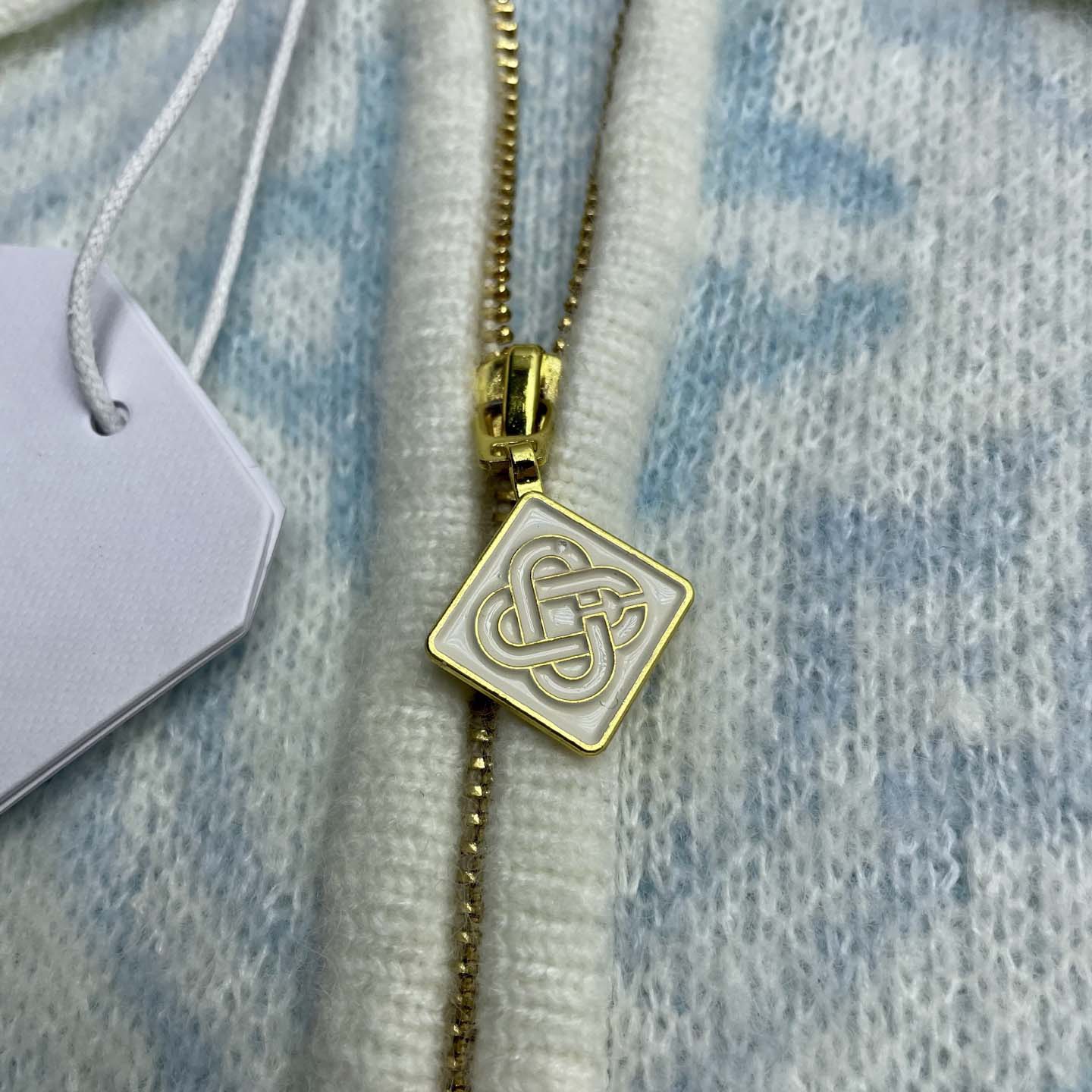 Casablanca Pattern Zip-up Cardigan   D0105 - DopestKickz