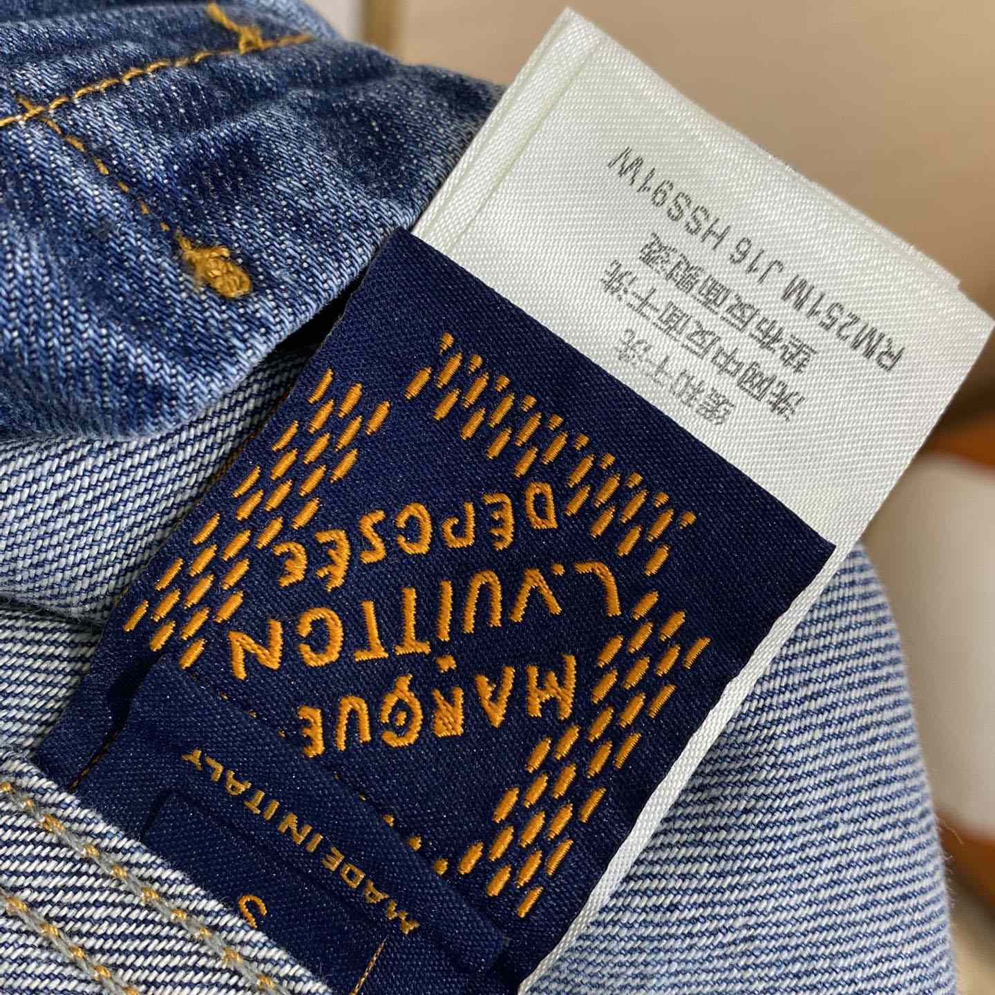 Louis Vuitton Signature Denim Short-Sleeved Shirt - DopestKickz