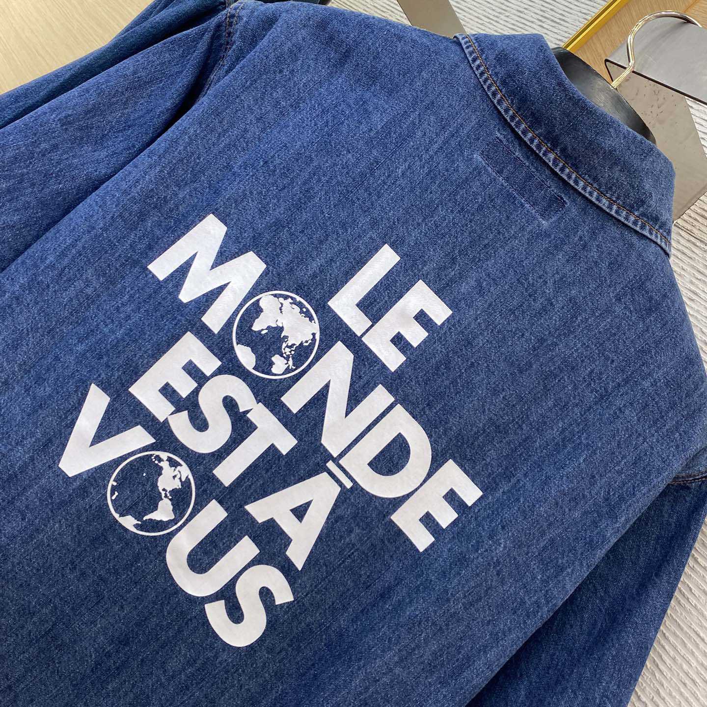 Louis Vuitton Signature Denim Short-Sleeved Shirt - DopestKickz