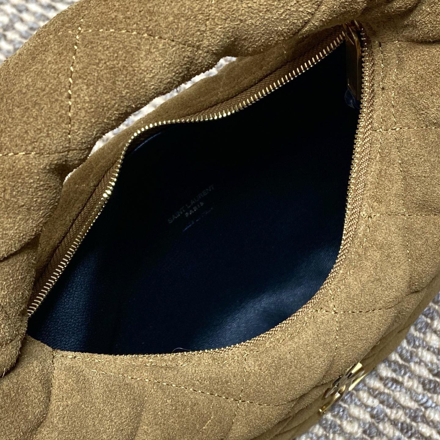 Saint Laurent Icarino In Quilted Suede - DopestKickz