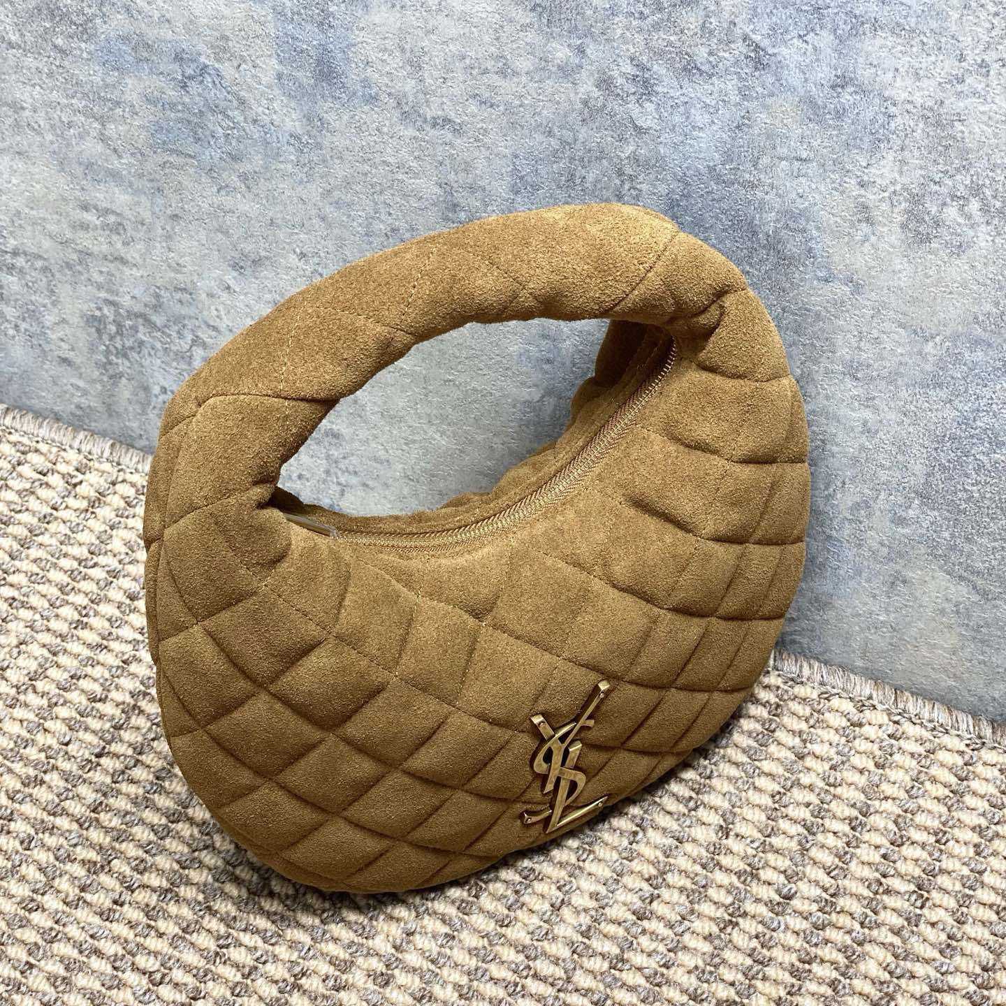 Saint Laurent Icarino In Quilted Suede - DopestKickz