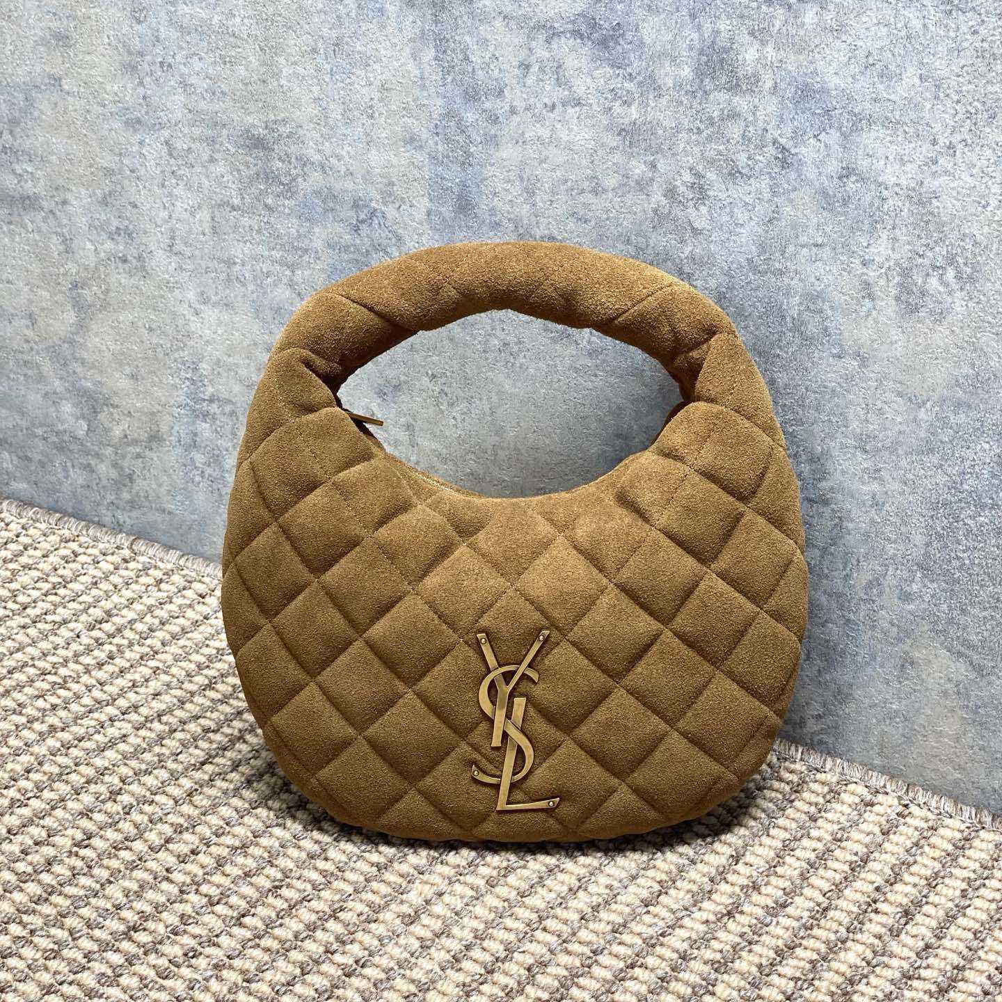 Saint Laurent Icarino In Quilted Suede - DopestKickz