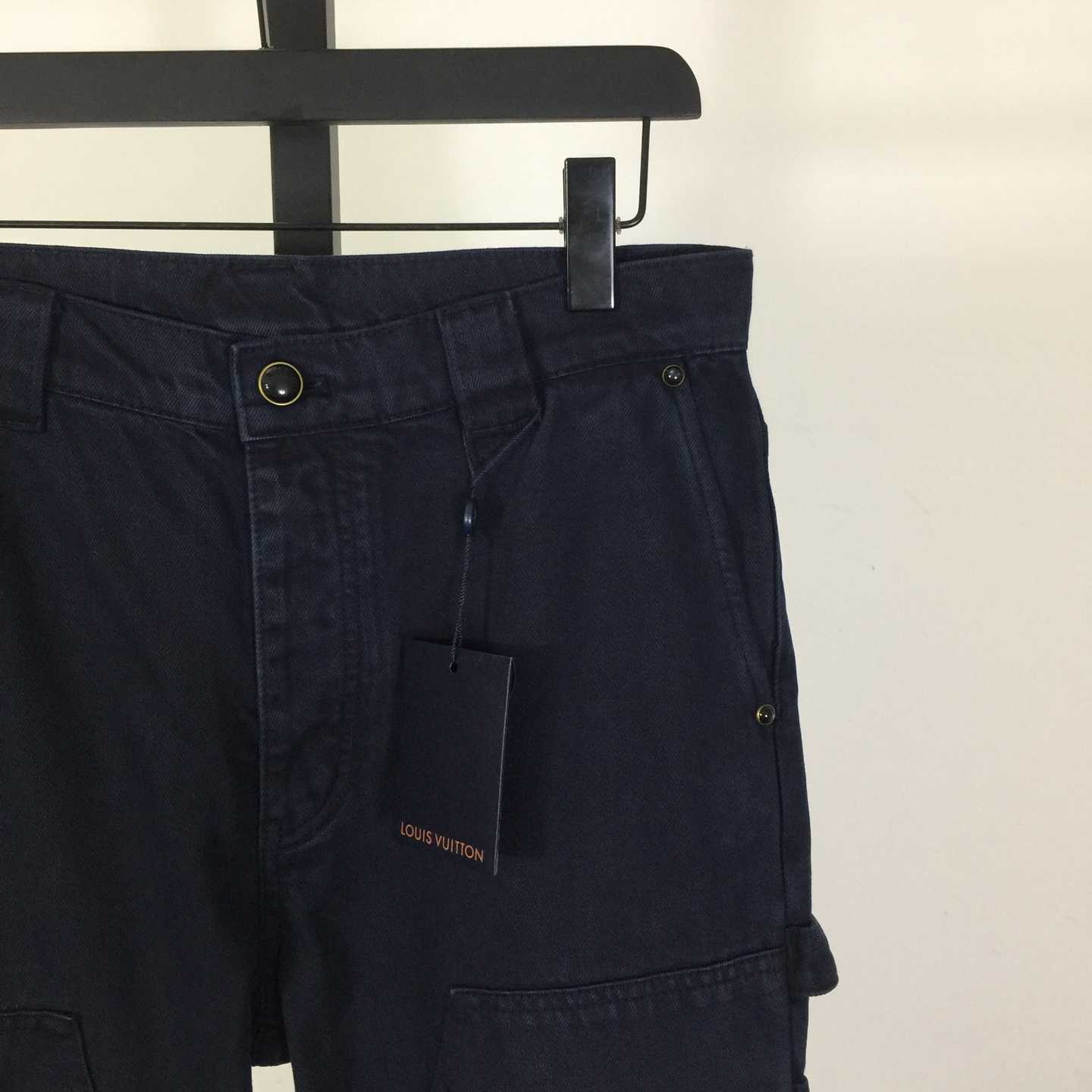 Louis Vuitton Garment-Dyed Denim Carpenter Pants   1AHVCS - DopestKickz