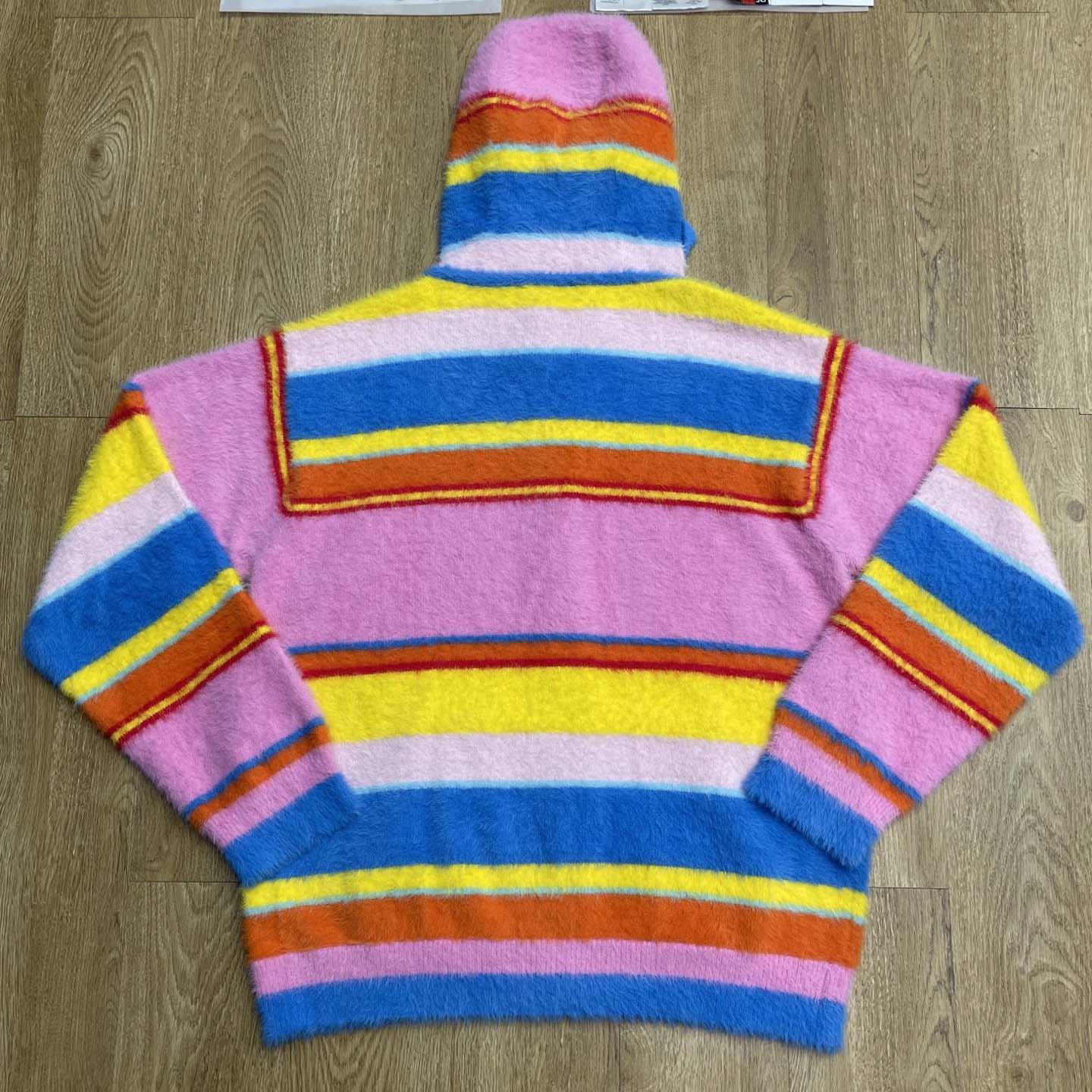 Casablanca Fluffy Oversized Hooded Sweatshirt   Z6021 - DopestKickz