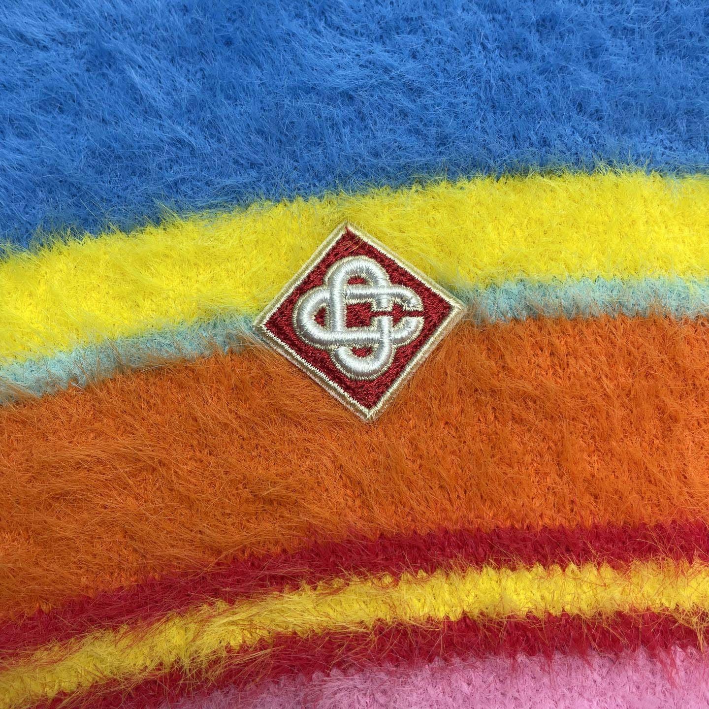 Casablanca Fluffy Oversized Hooded Sweatshirt   Z6021 - DopestKickz