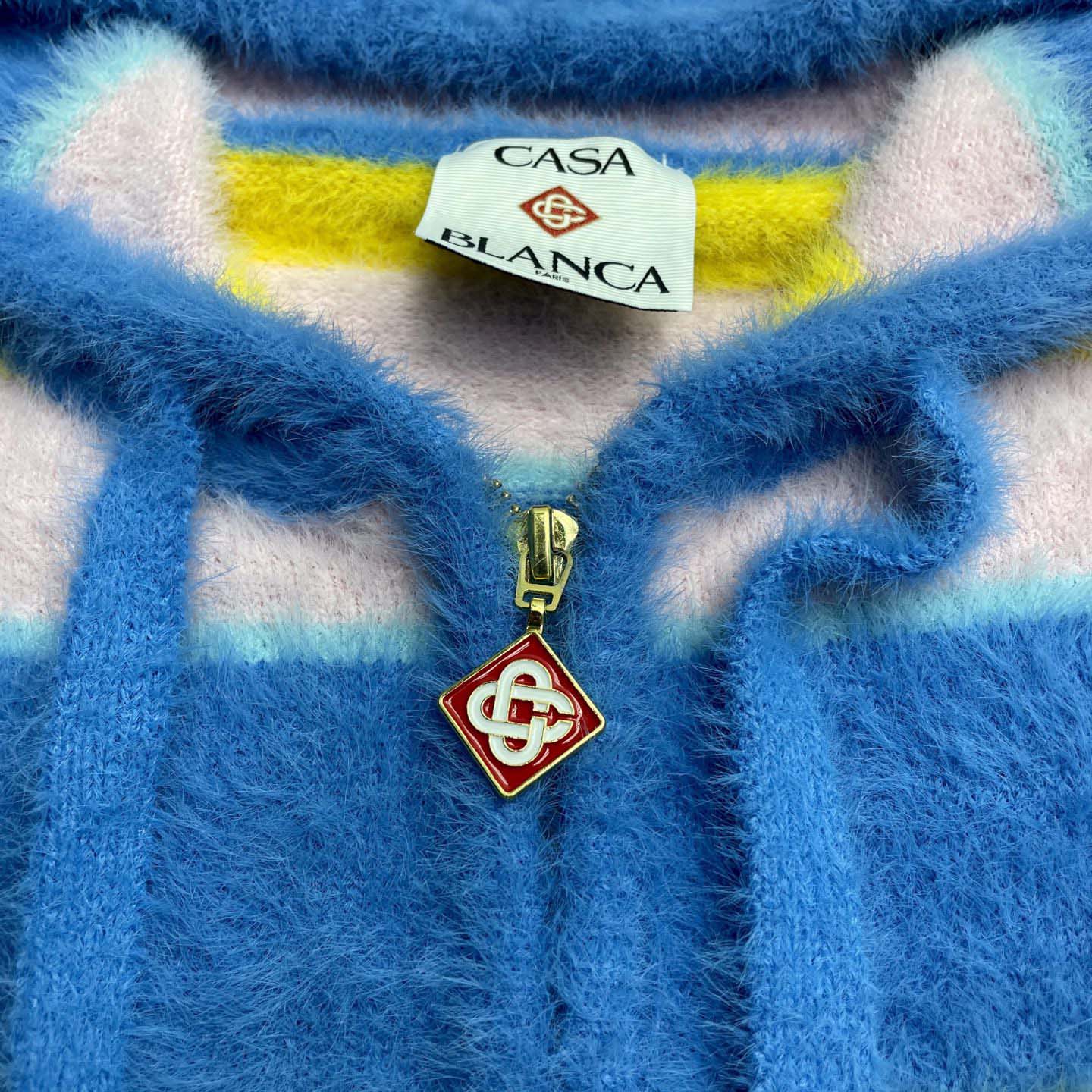 Casablanca Fluffy Oversized Hooded Sweatshirt   Z6021 - DopestKickz