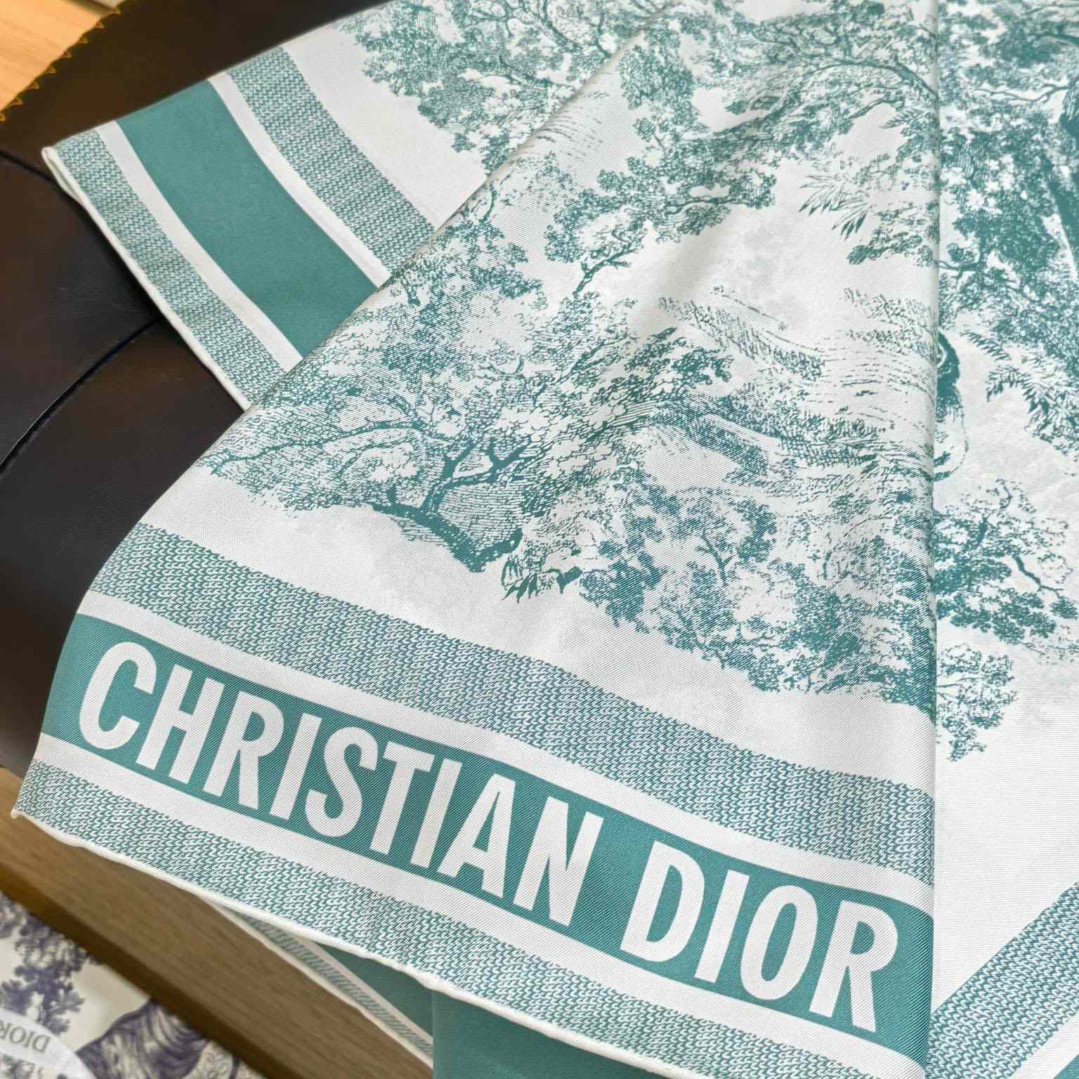 Dior Toile de Jouy Sauvage 90 Square Scarf  - DopestKickz