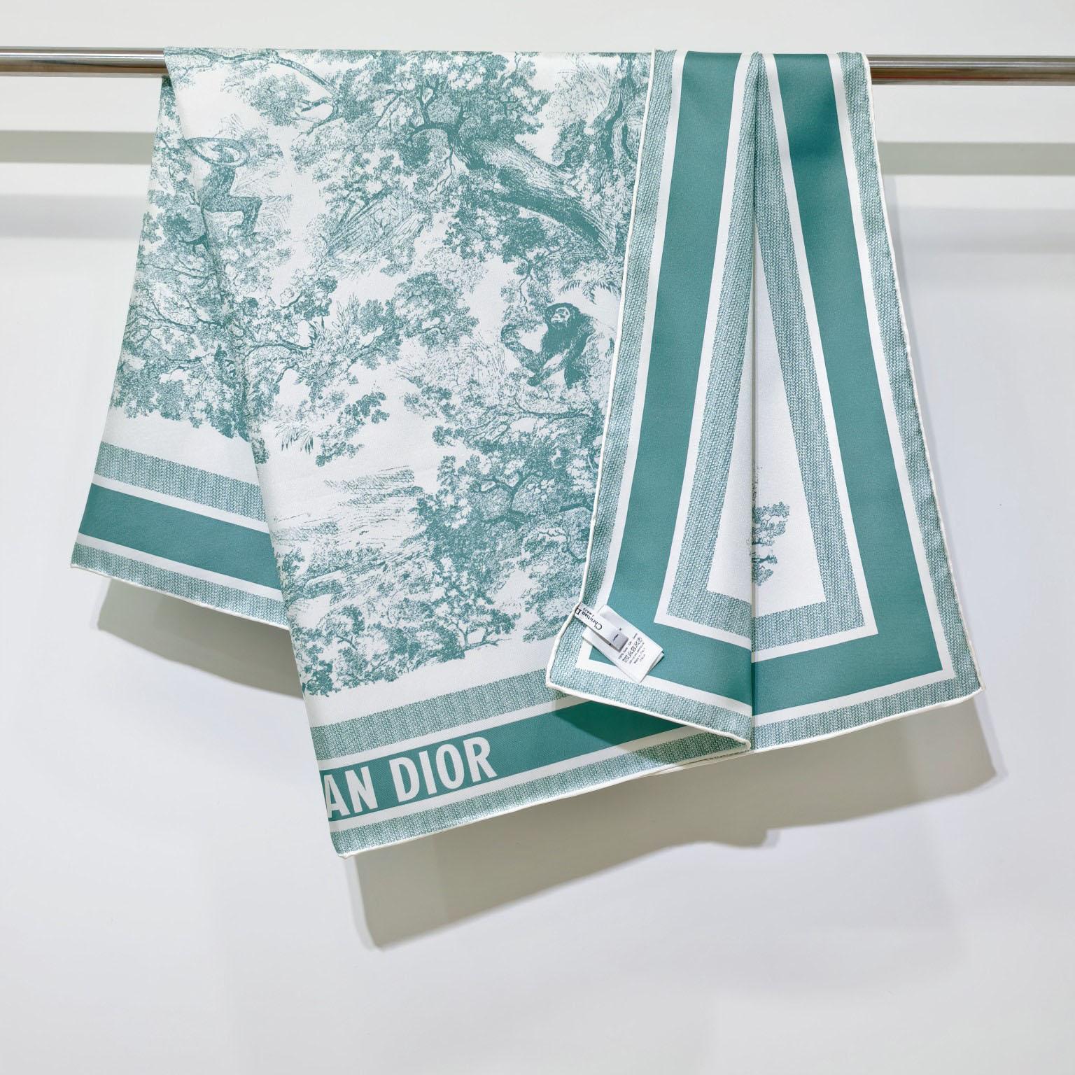 Dior Toile de Jouy Sauvage 90 Square Scarf  - DopestKickz